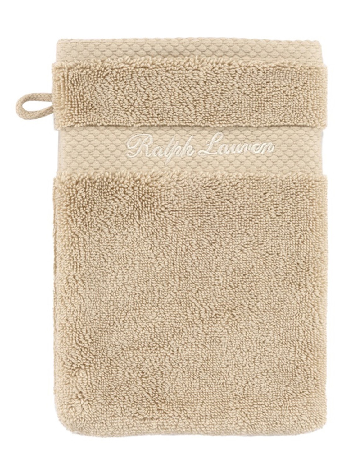 Ralph Lauren Dulaney washand - 16 x 22 cm - voorkant beige