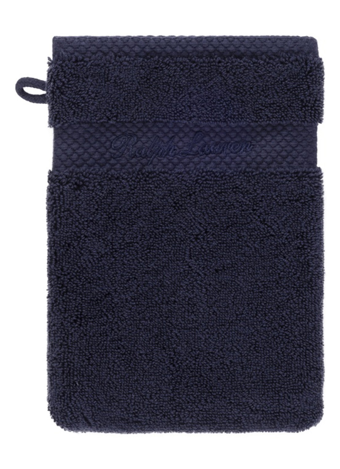 Ralph Lauren Dulaney washand - 16 x 22 cm - voorkant donkerblauw