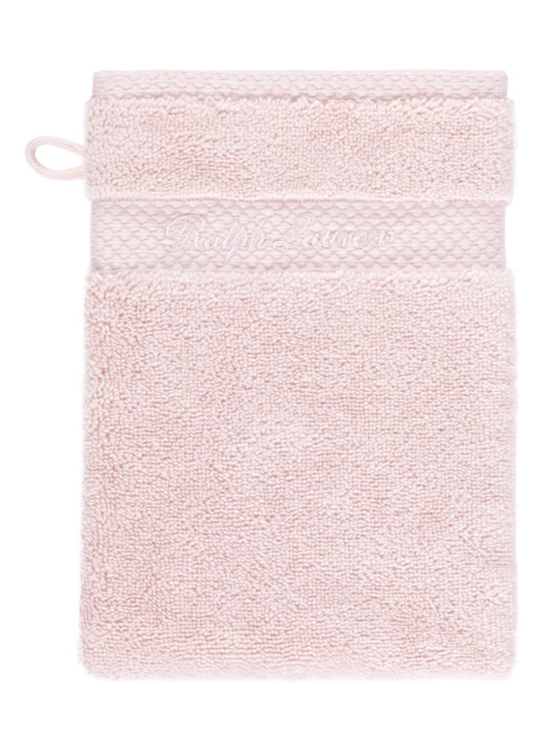 Ralph Lauren Dulaney washand - 16 x 22 cm - voorkant lichtroze