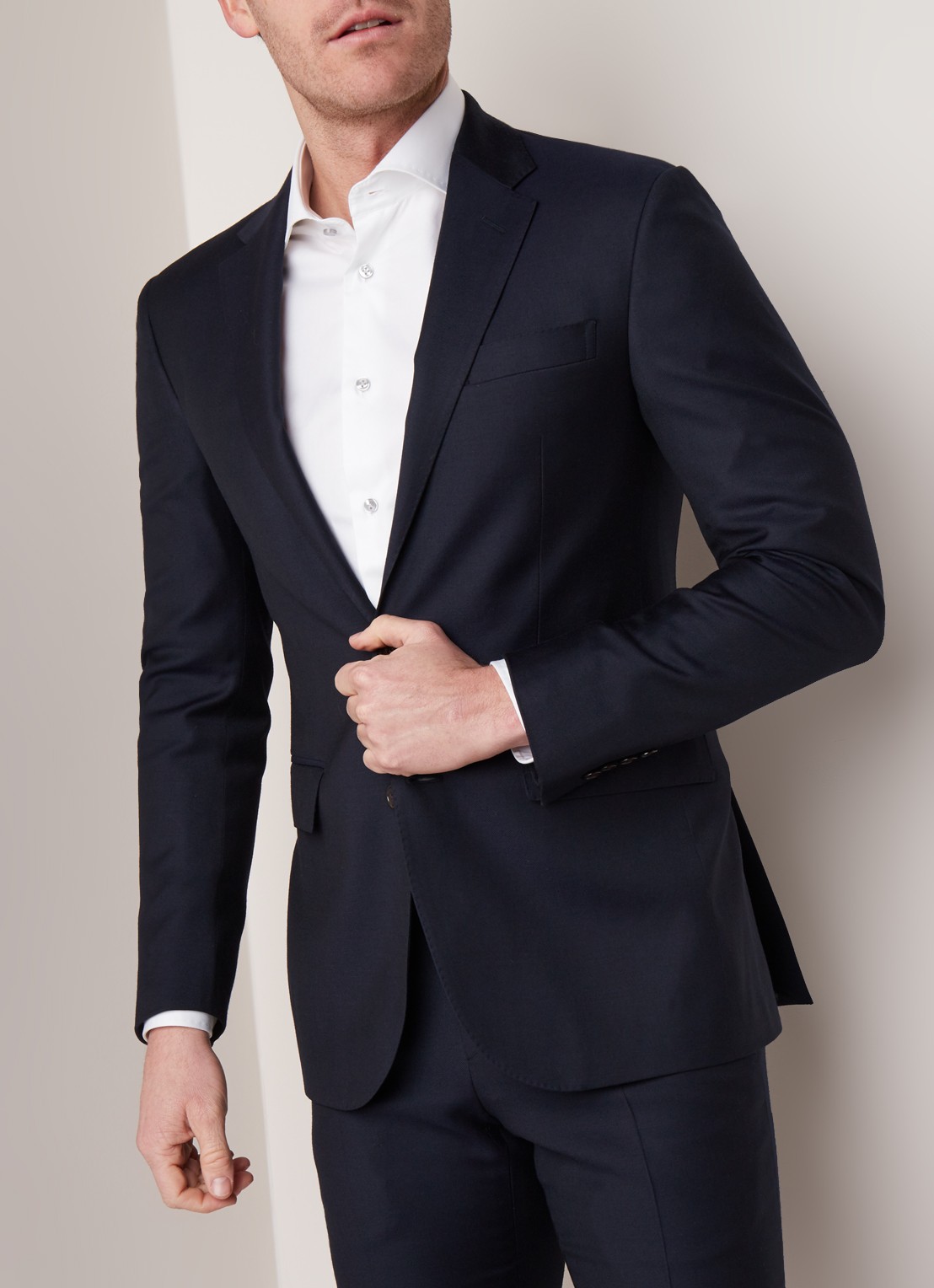 Ralph Lauren Estate custom fit pak  - detail 3 donkerblauw