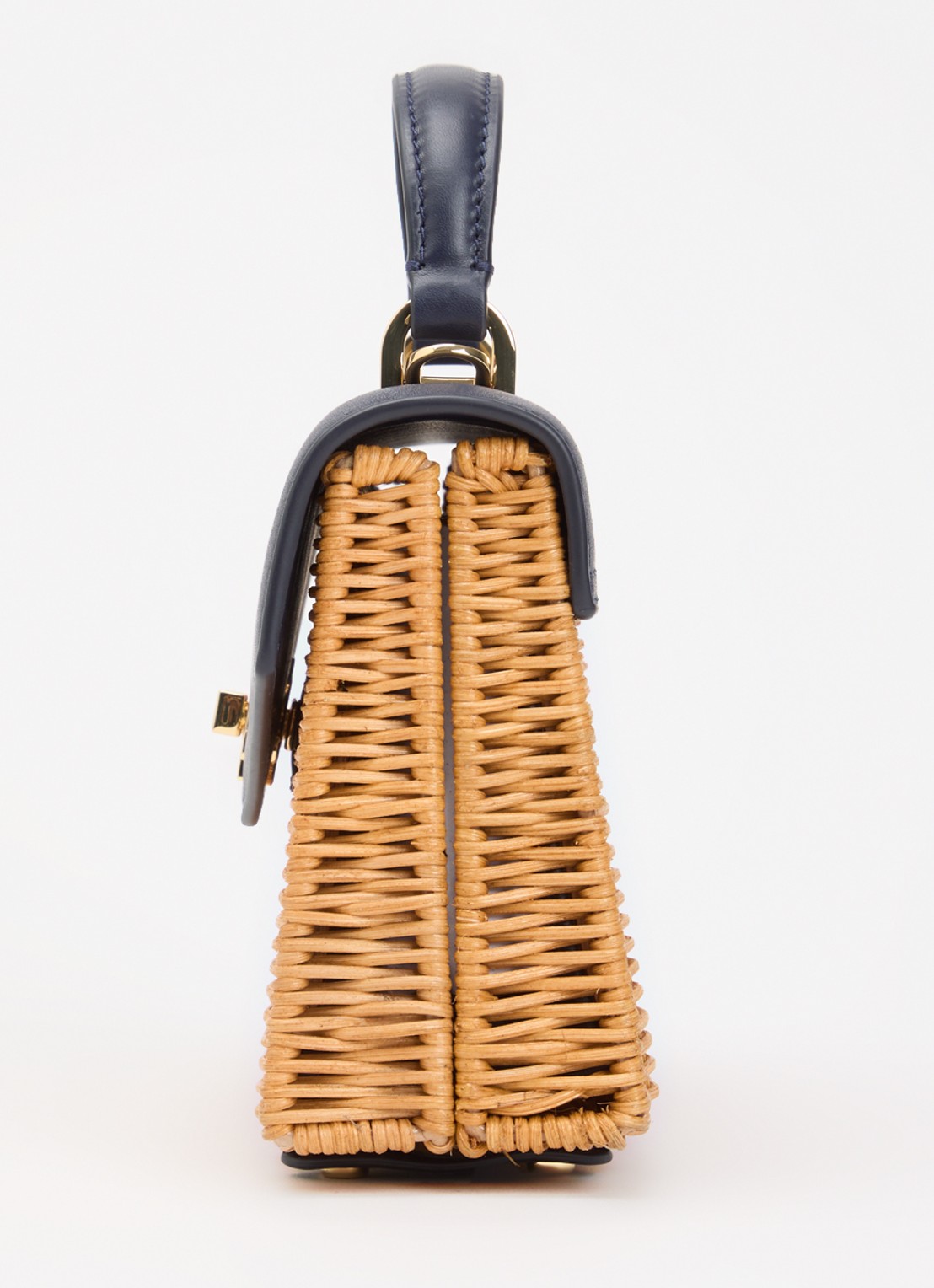 Ralph Lauren Farrah handtas met leren details - detail 2 bruin