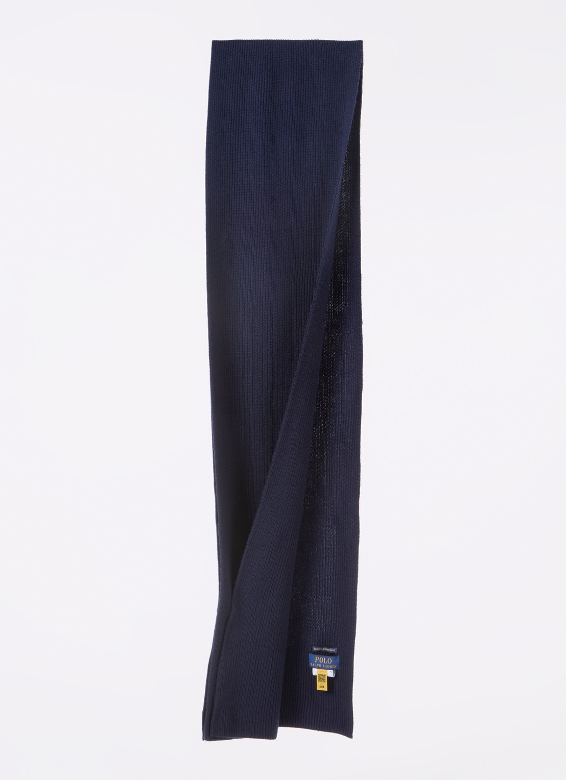 Ralph Lauren Fijngebreide muts en sjaal van wol in giftbox - detail 2 donkerblauw