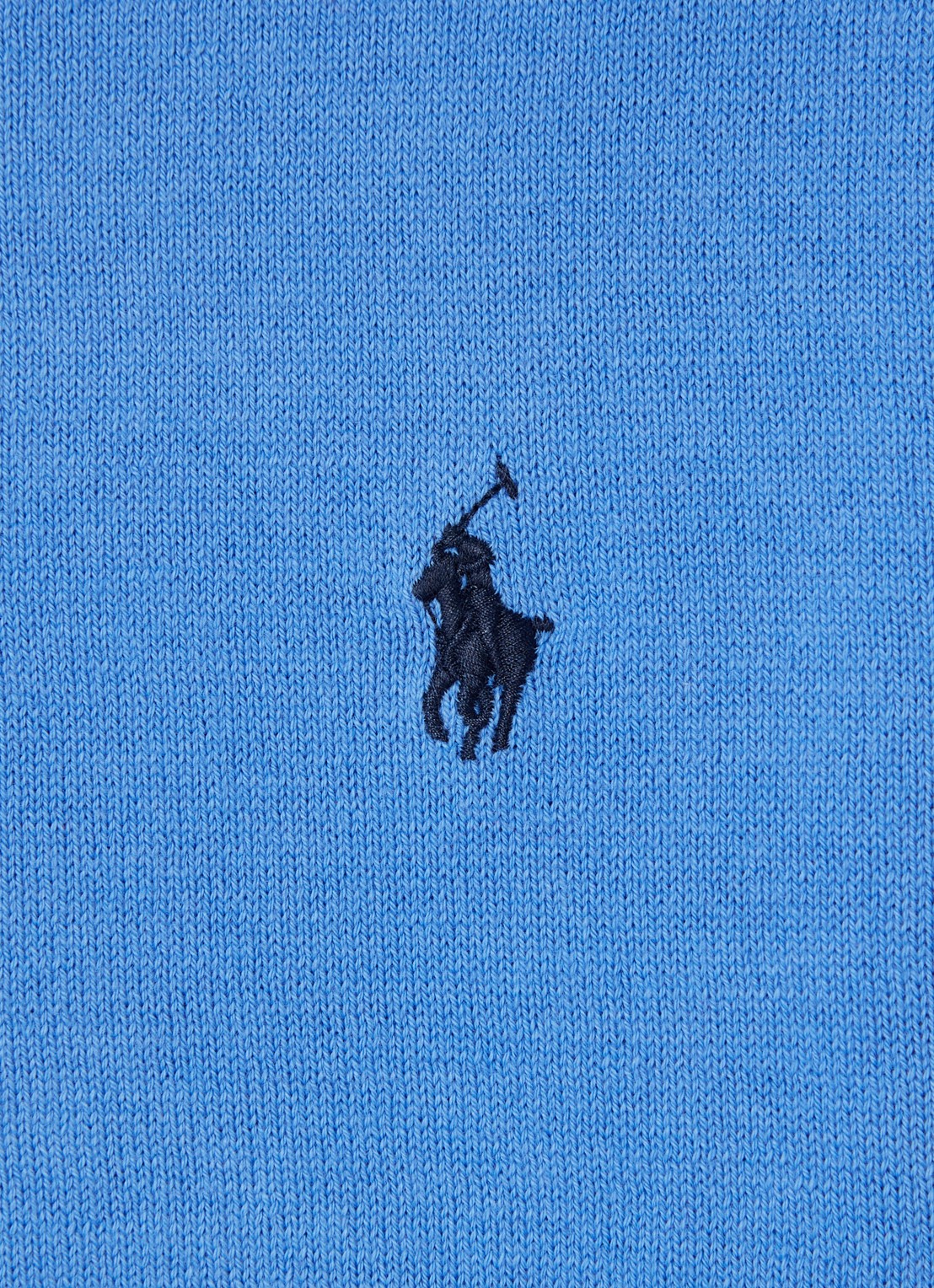 Ralph Lauren Fijngebreide pullover van katoen - detail 3 blauw