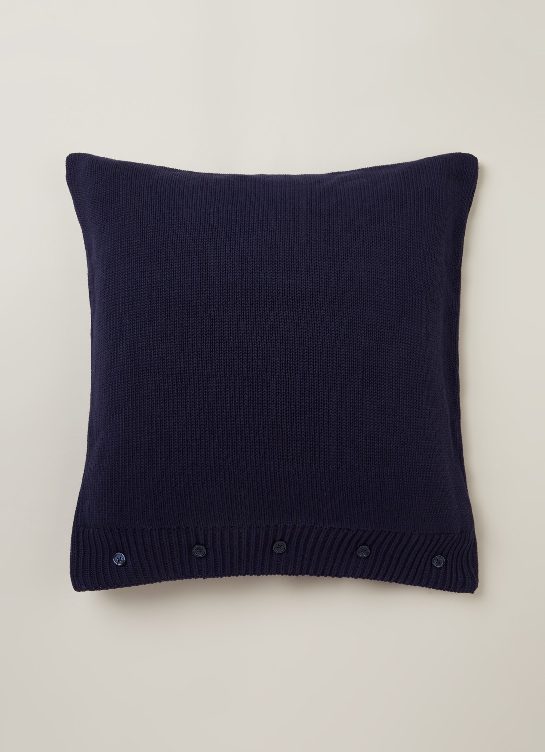 Ralph Lauren Flag kussenhoes 50 x 50 cm  - voorkant 2 donkerblauw