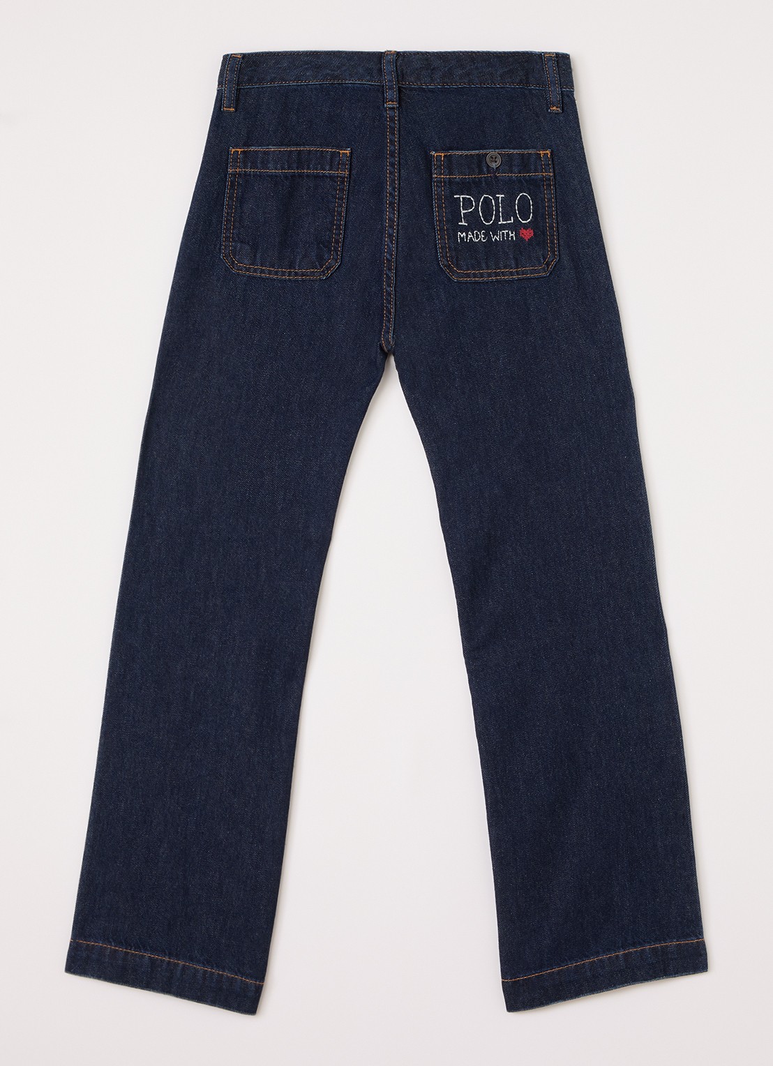 Ralph Lauren Flared jeans met donkere wassing - voorkant 2 indigo