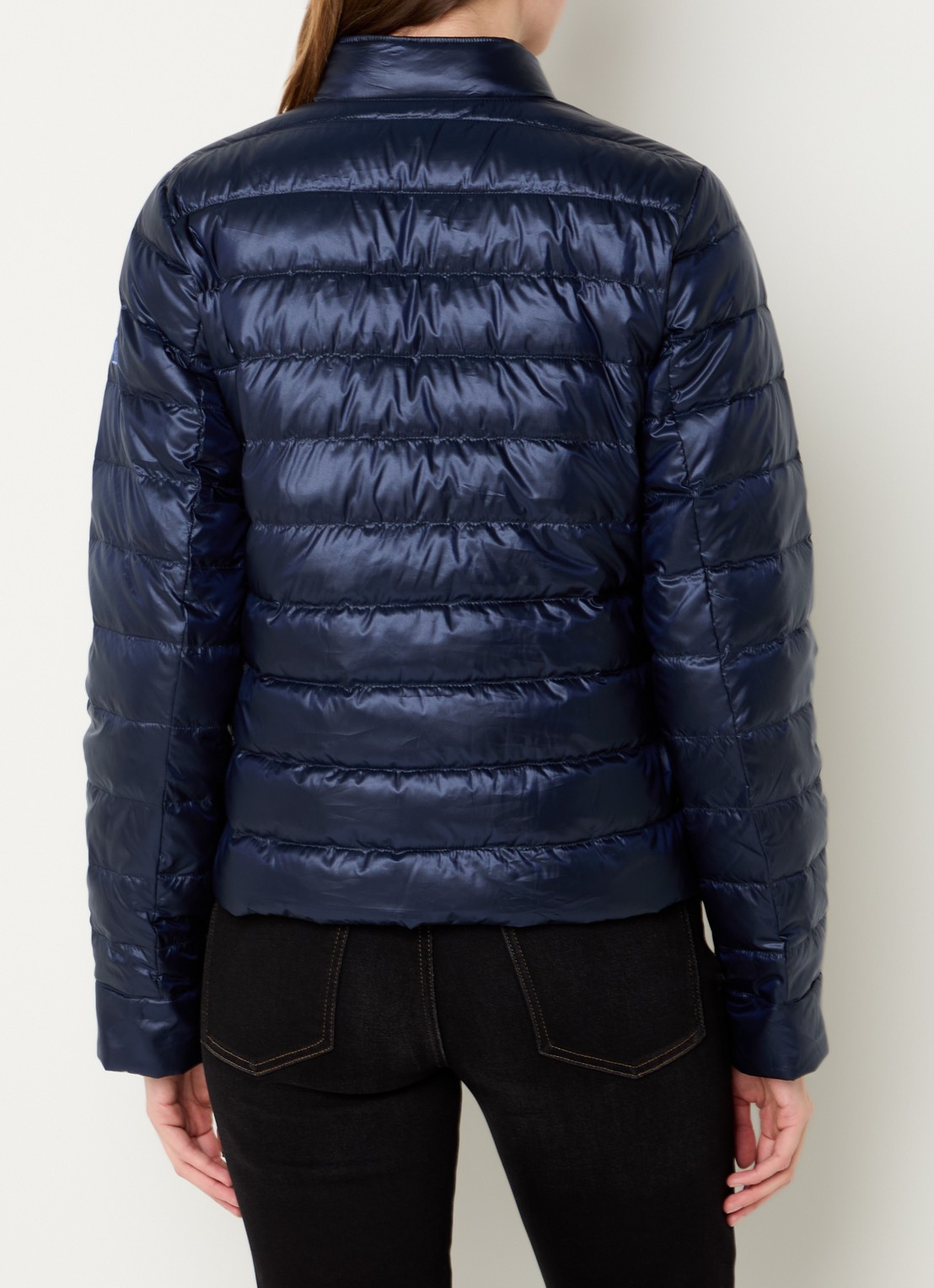 Ralph Lauren Gewatteerd jack met donsvulling en klepzakken - achterkant 7 dk navy-2xea / blauw