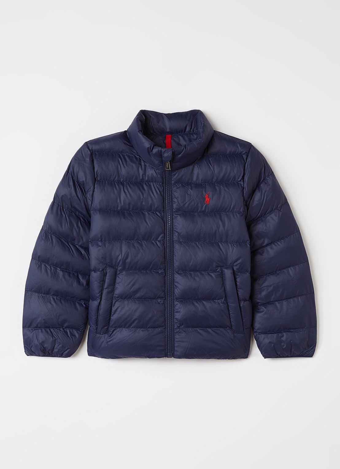 Ralph Lauren Gewatteerd jack met logo - voorkant 2 donkerblauw