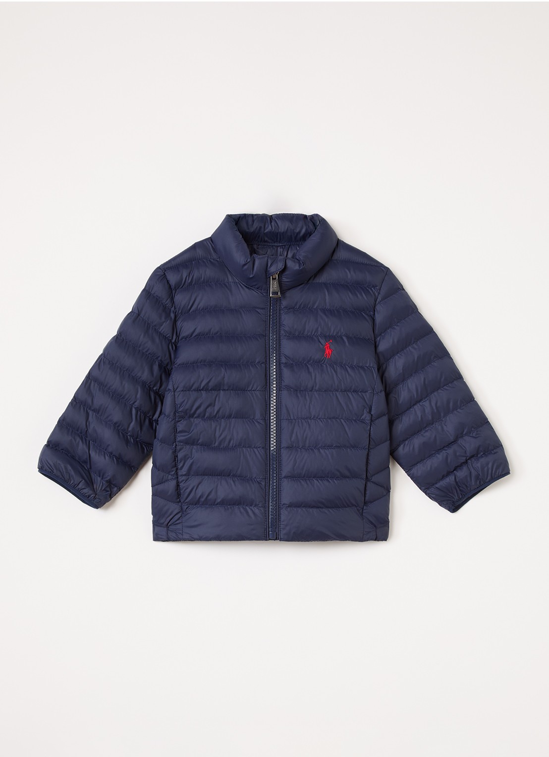 Ralph Lauren Gewatteerde jas met steekzakken - voorkant donkerblauw