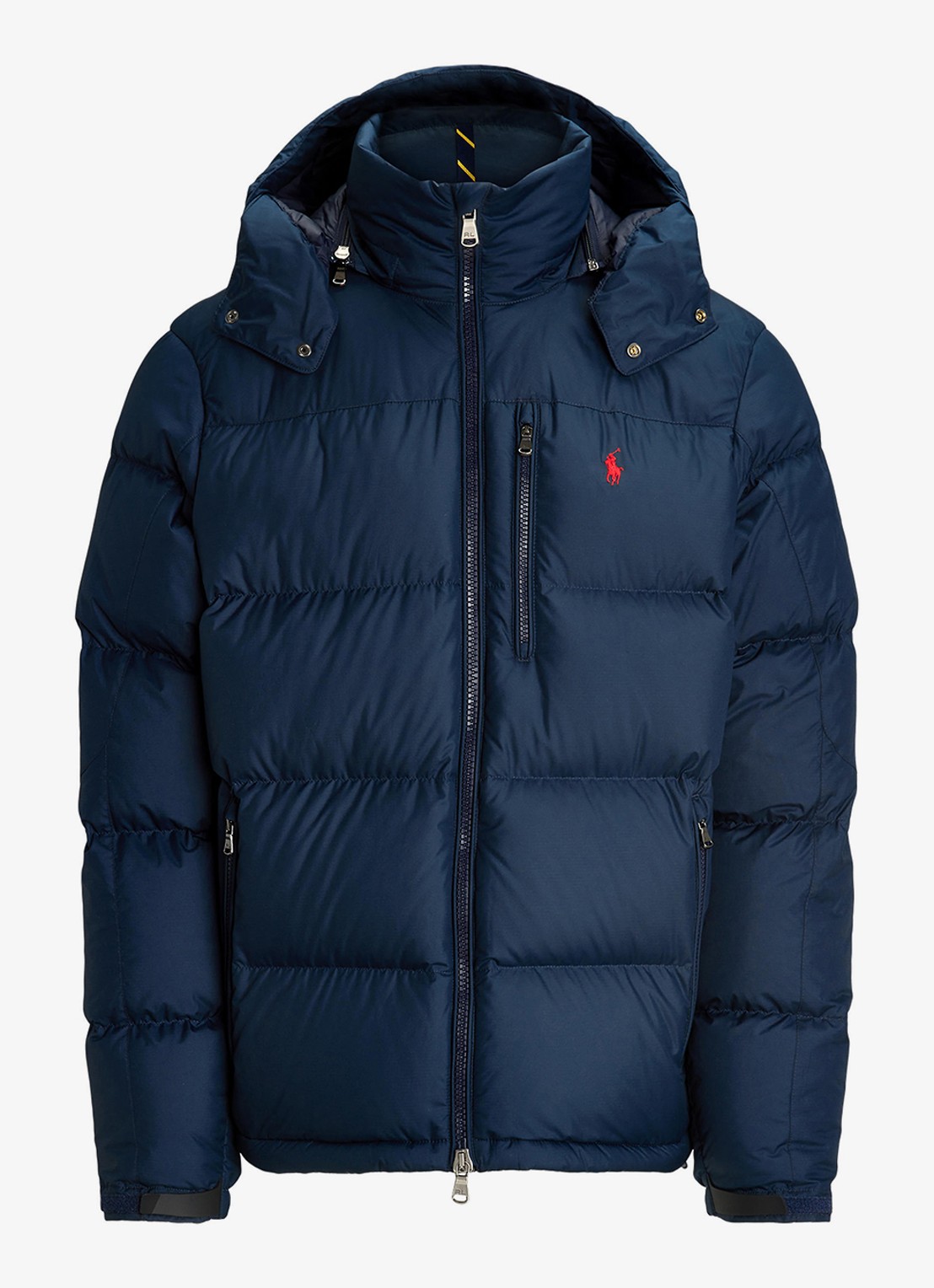 Ralph Lauren Gorham puffer jack met donsvulling en ritszakken - voorkant collection navy / donkerblauw