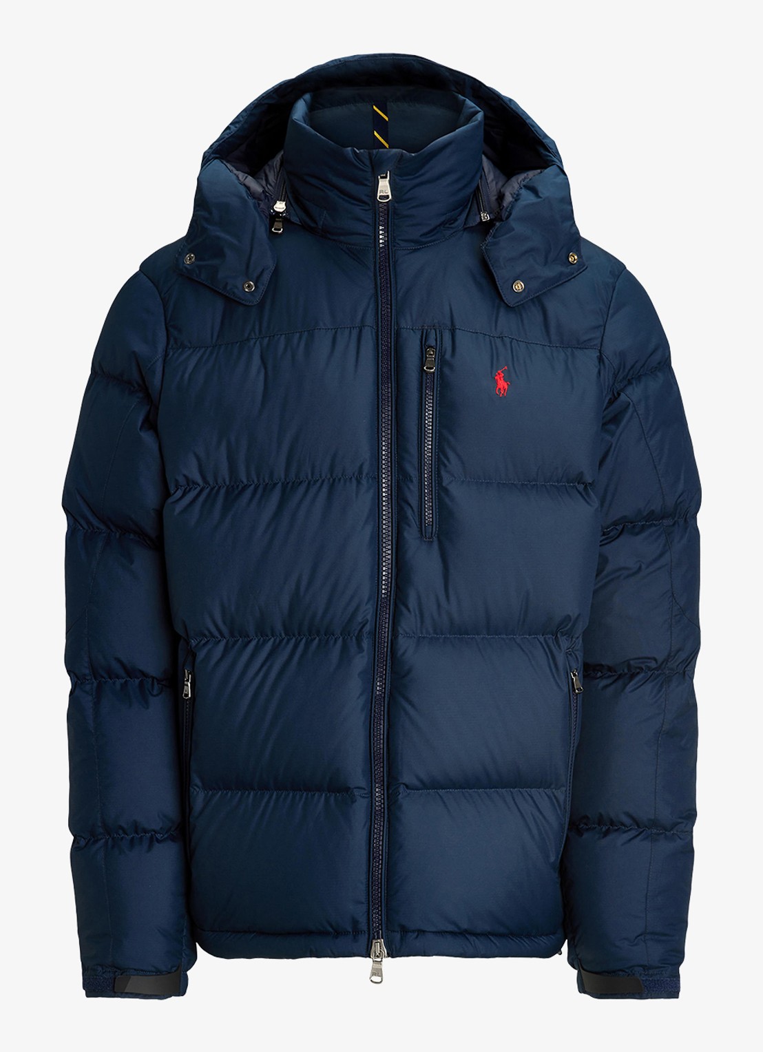 Ralph Lauren Gorham puffer jack met ritszakken - voorkant 5 collection navy / donkerblauw