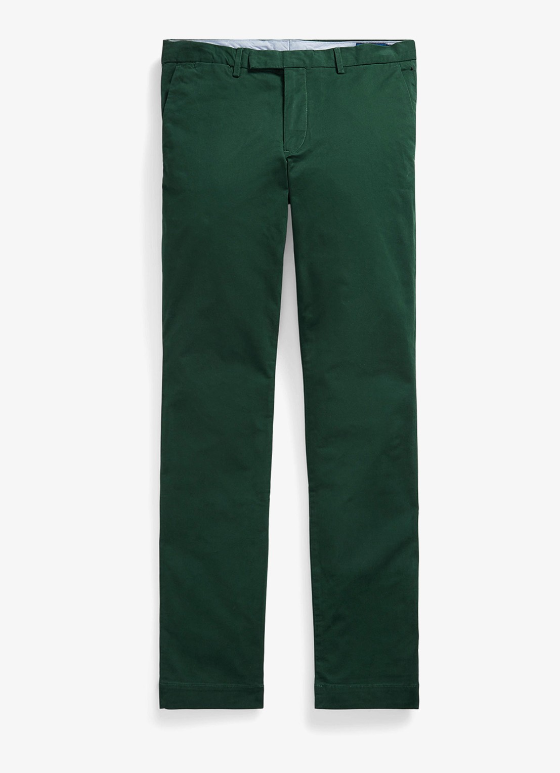 Ralph Lauren Greenwich slim fit chino met stretch - voorkant college green / donkergroen
