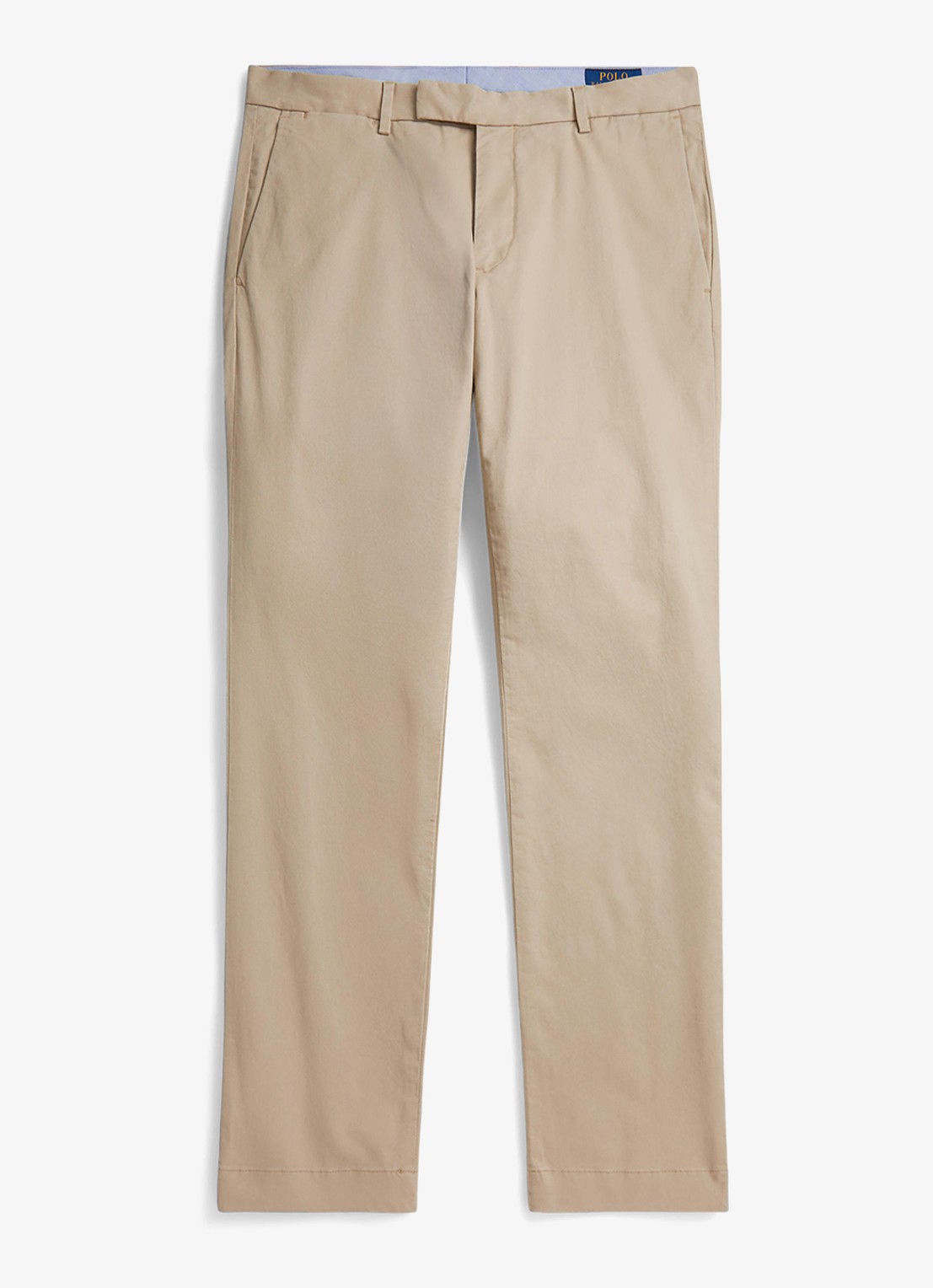 Ralph Lauren Greenwich slim fit chino met stretch - voorkant 2 classic khaki / khaki