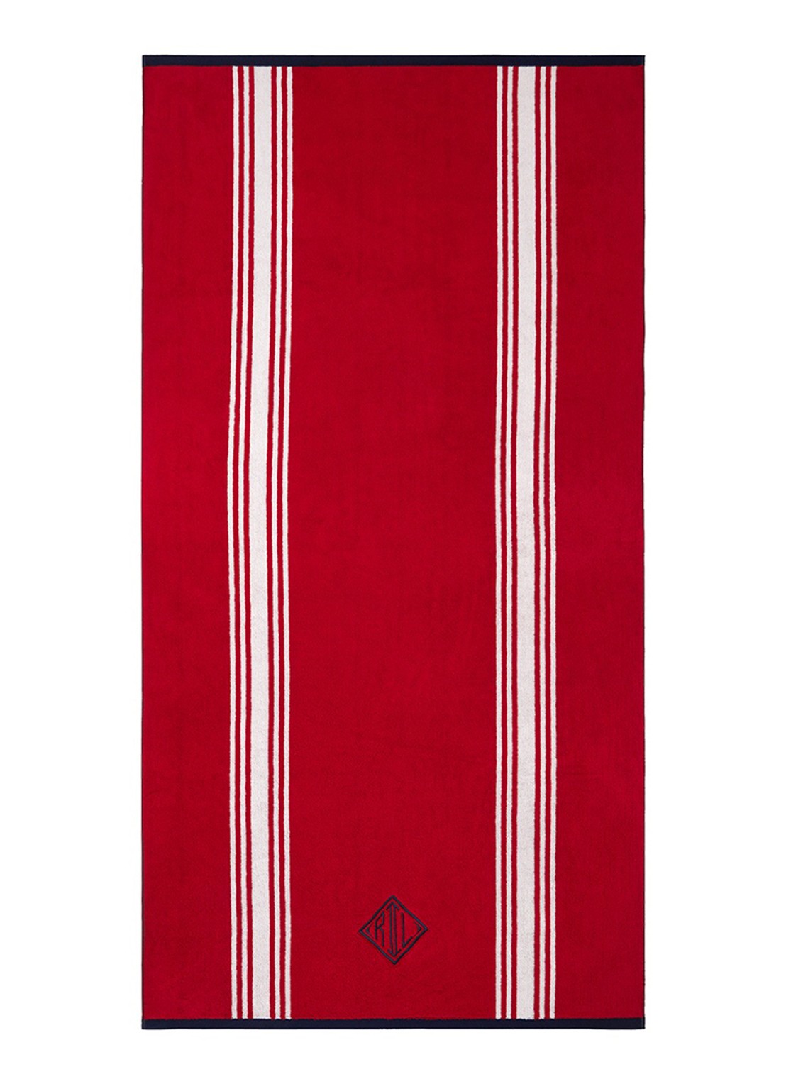 Ralph Lauren Hallie badlaken - 90 x 170 cm - voorkant 2 kersenrood