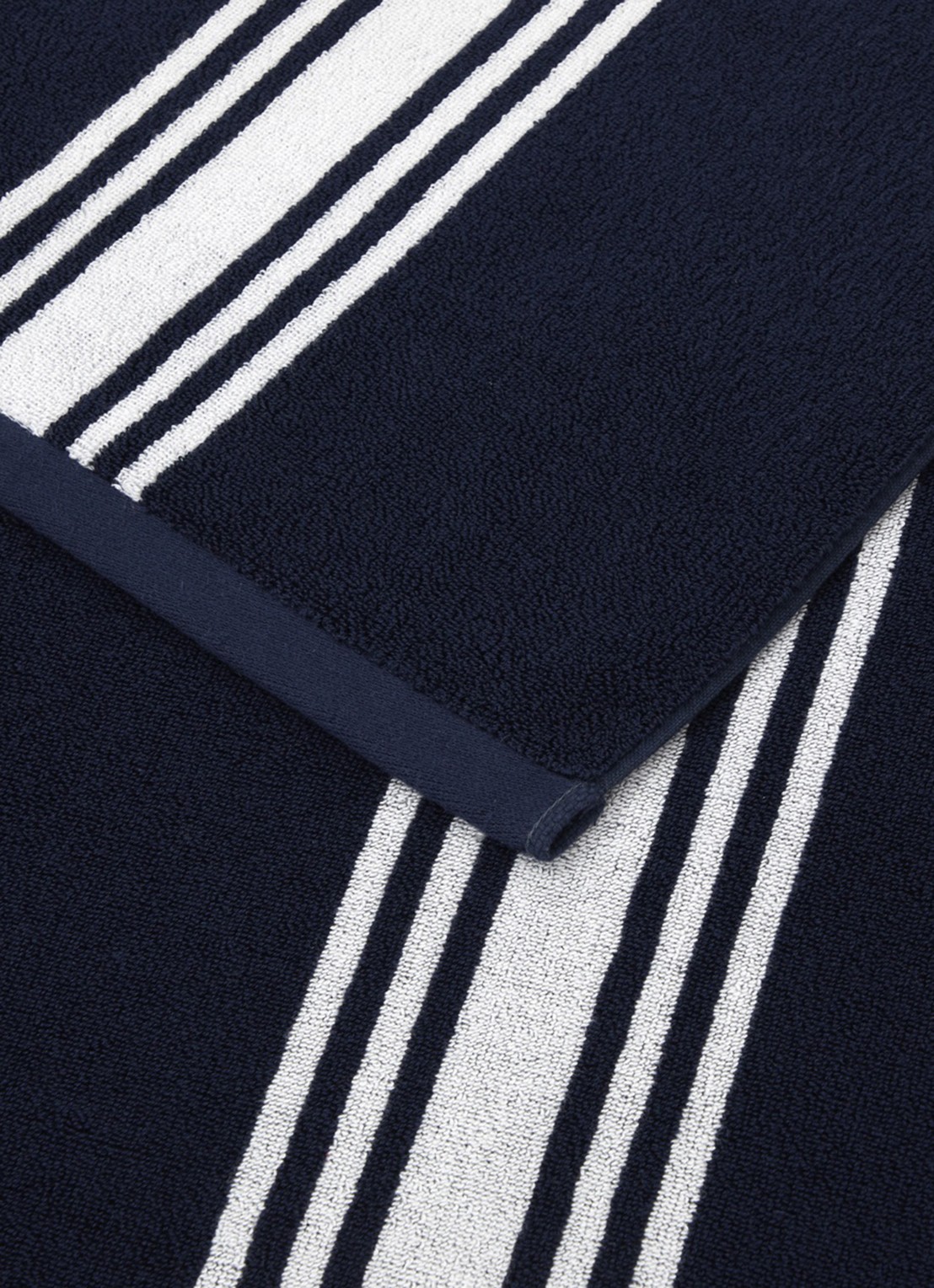 Ralph Lauren Hallie badlaken - 90 x 170 cm - achterkant donkerblauw