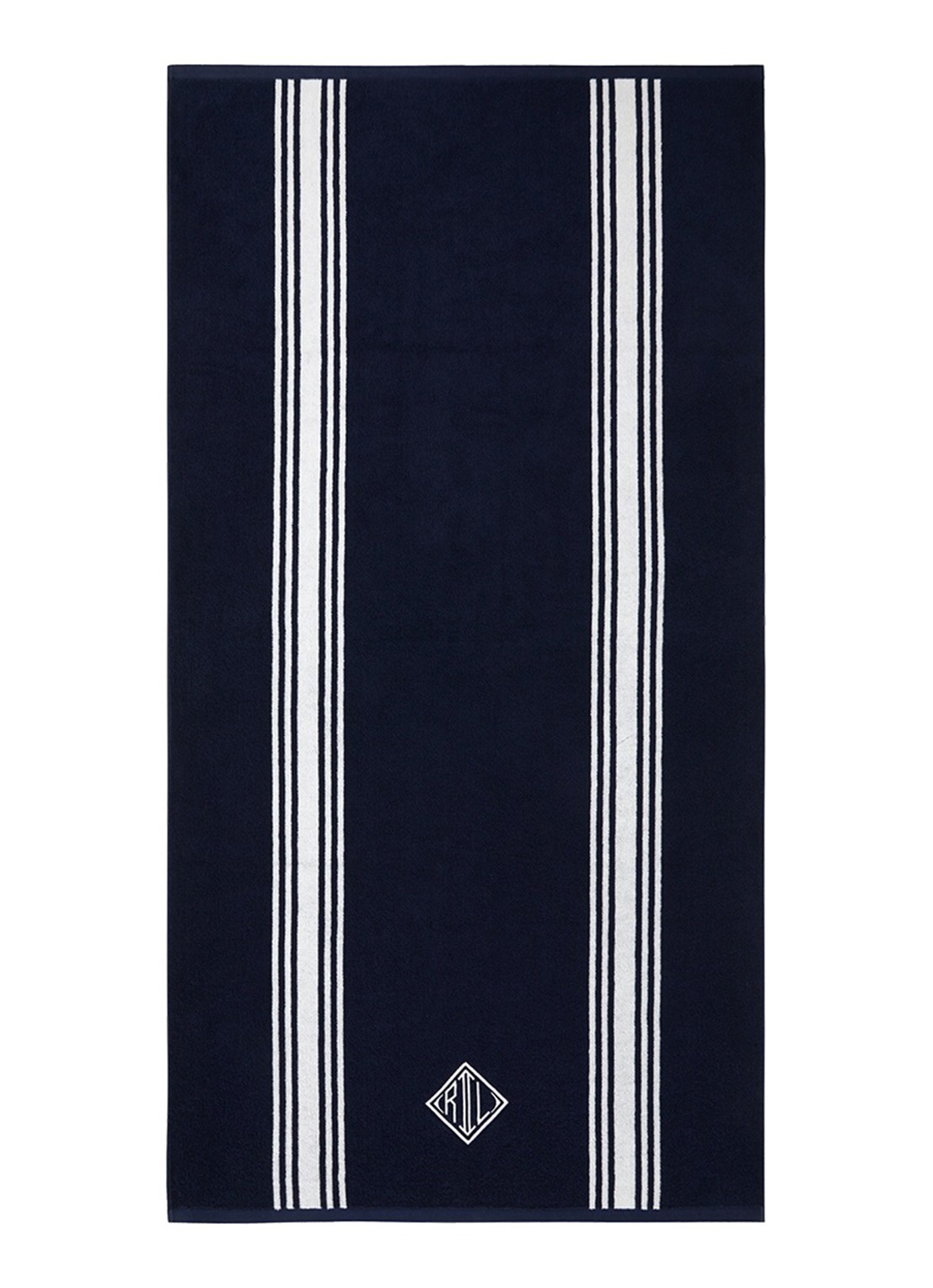 Ralph Lauren Hallie badlaken - 90 x 170 cm - voorkant 2 donkerblauw