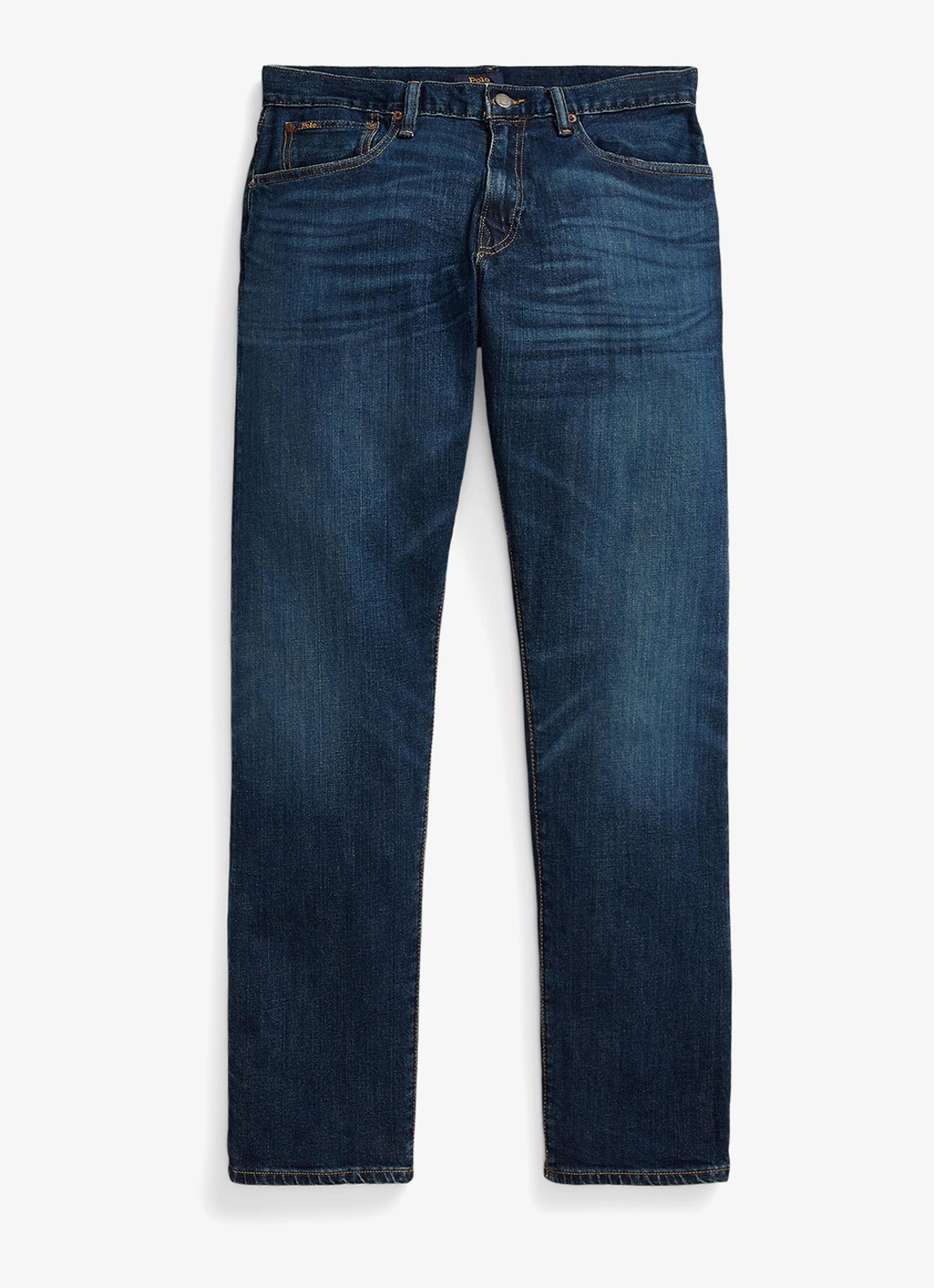 Ralph Lauren Hampton straight leg jeans met donkere wassing - voorkant 4 rockford stretch-2qyp