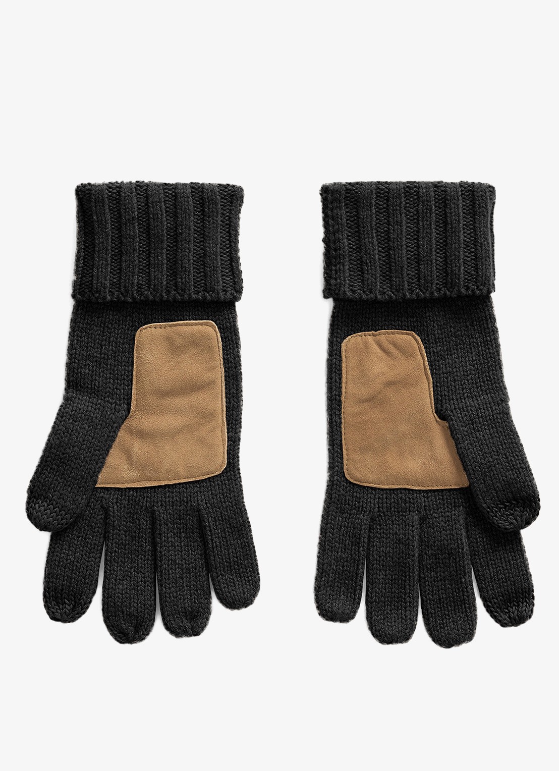 Ralph Lauren Handschoenen van merinowol - detail 2 donkerblauw