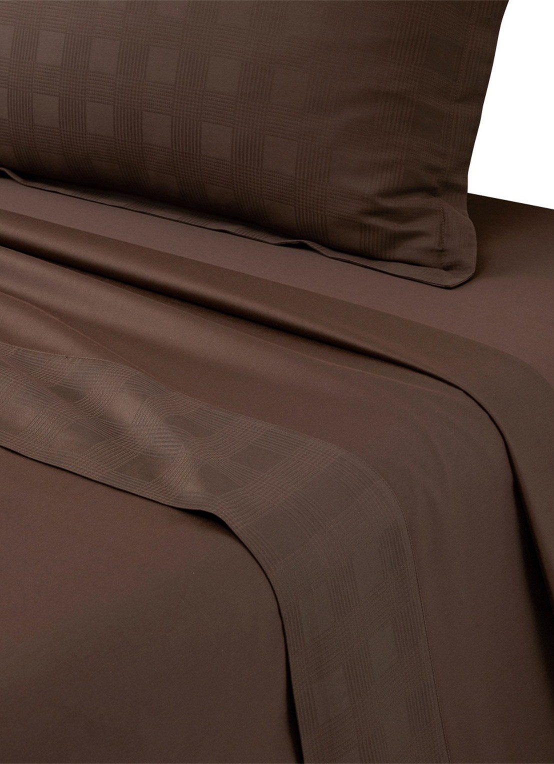 Ralph Lauren Hartleigh laken 120TC - voorkant 2 chocoladebruin