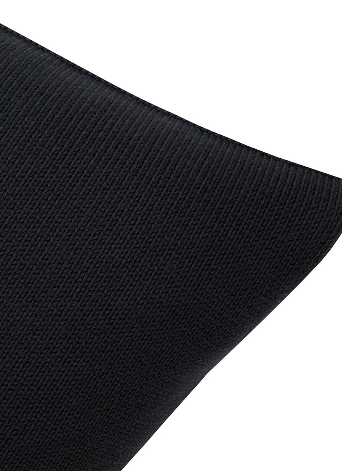 Ralph Lauren Hawthorn sierkussenhoes 50 x 50 cm - voorkant 2 zwart
