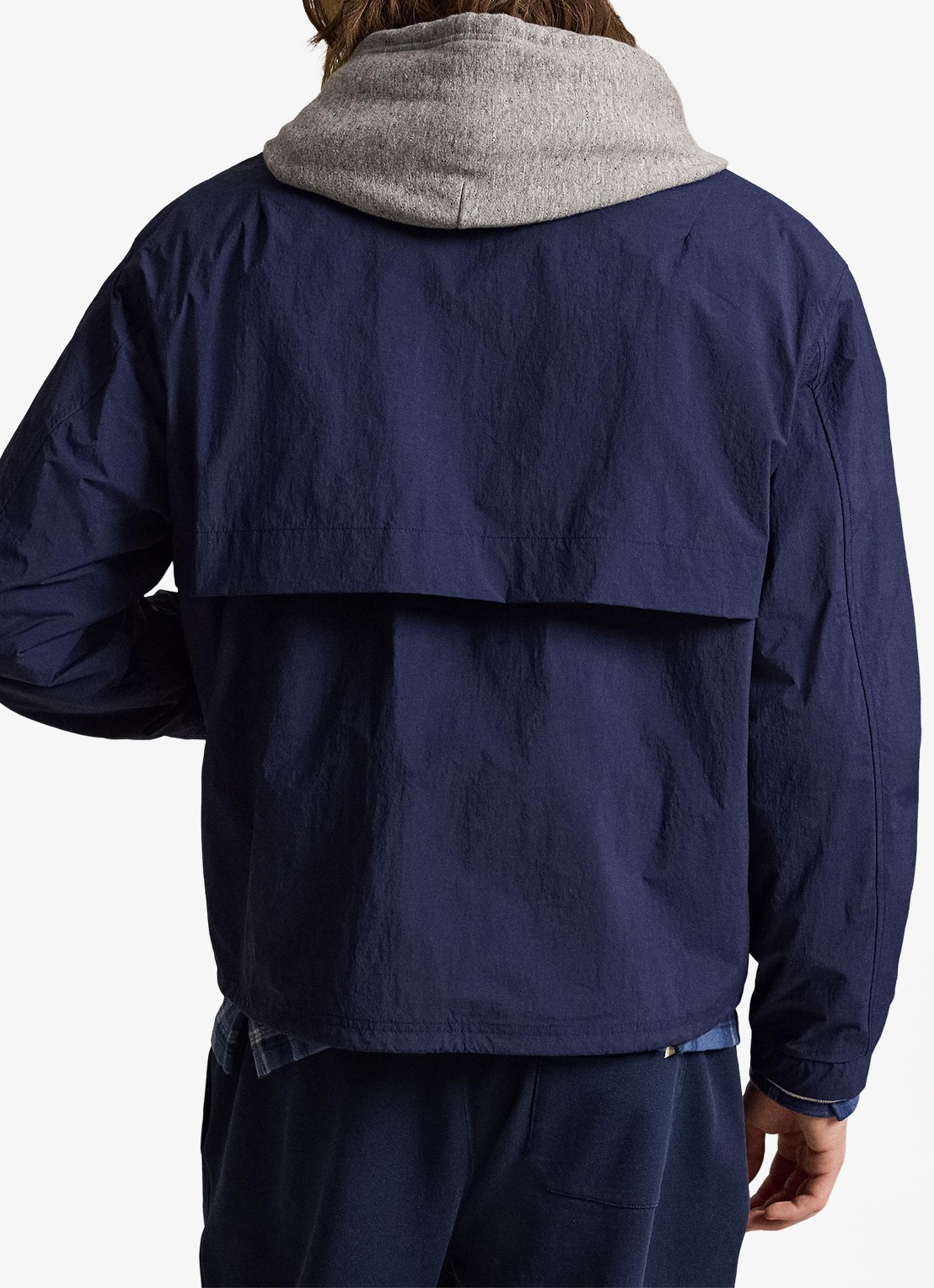 Ralph Lauren Hayford jack met ritszakken - achterkant 3 donkerblauw