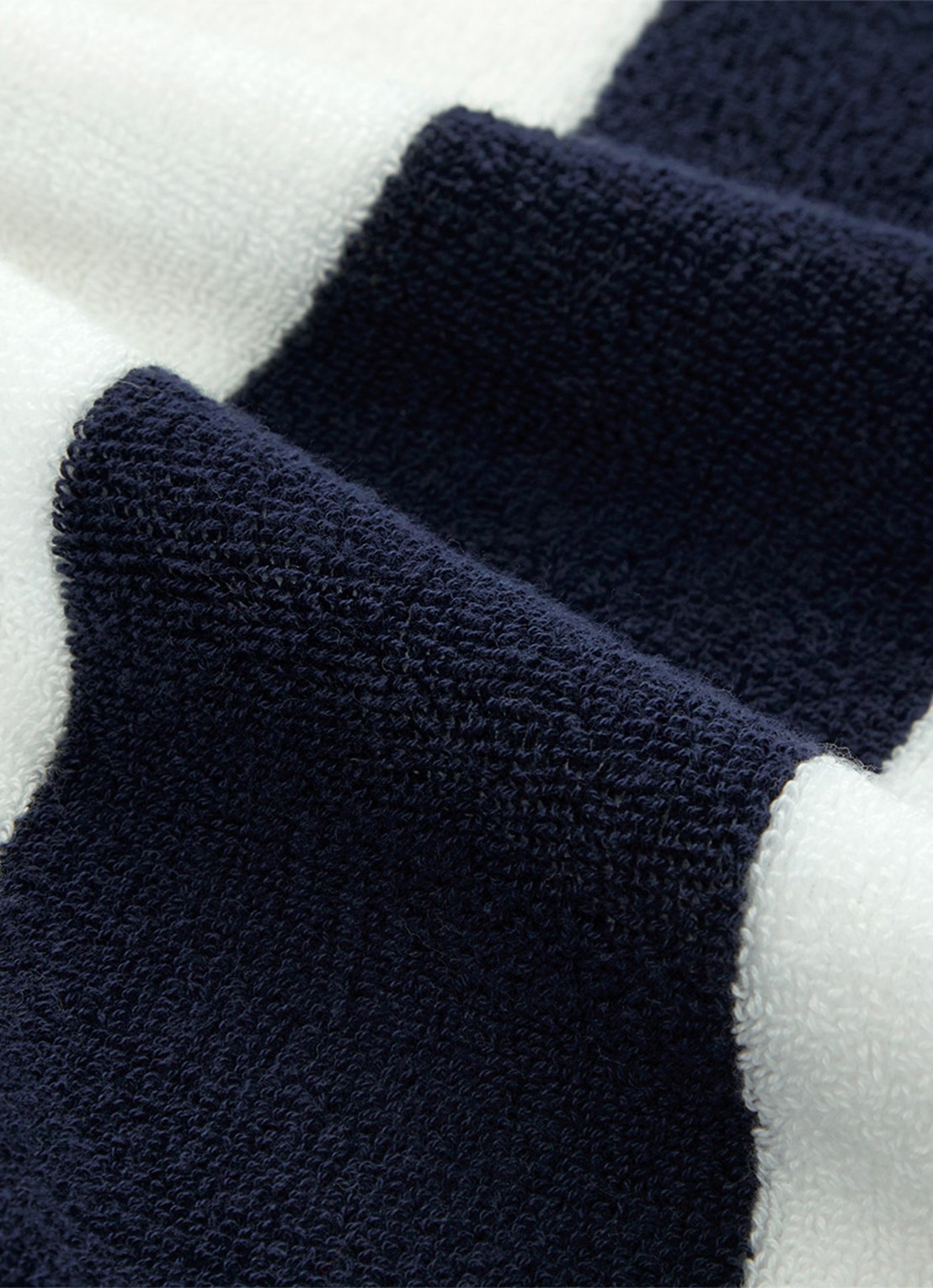Ralph Lauren Henley badlaken 170 x 90 cm - achterkant 3 donkerblauw