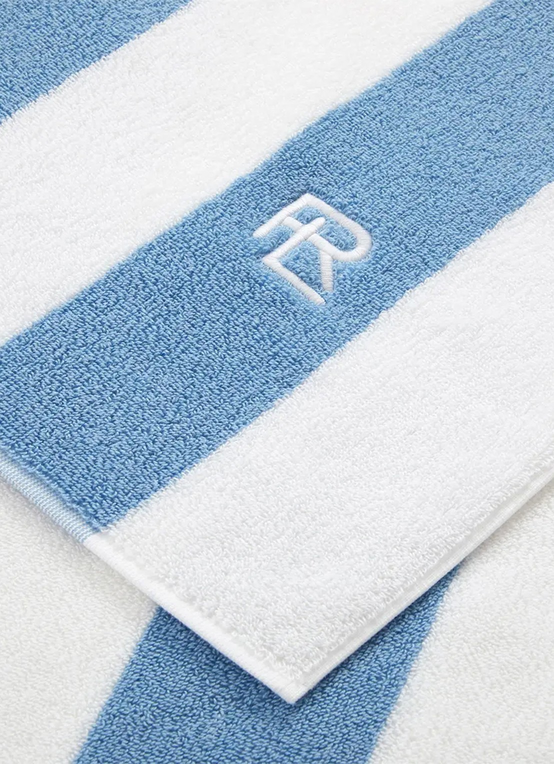 Ralph Lauren Henley badlaken 170 x 90 cm - achterkant 2 donkerblauw
