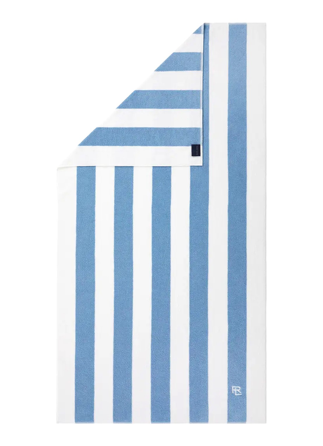 Ralph Lauren Henley badlaken 170 x 90 cm - voorkant 4 donkerblauw