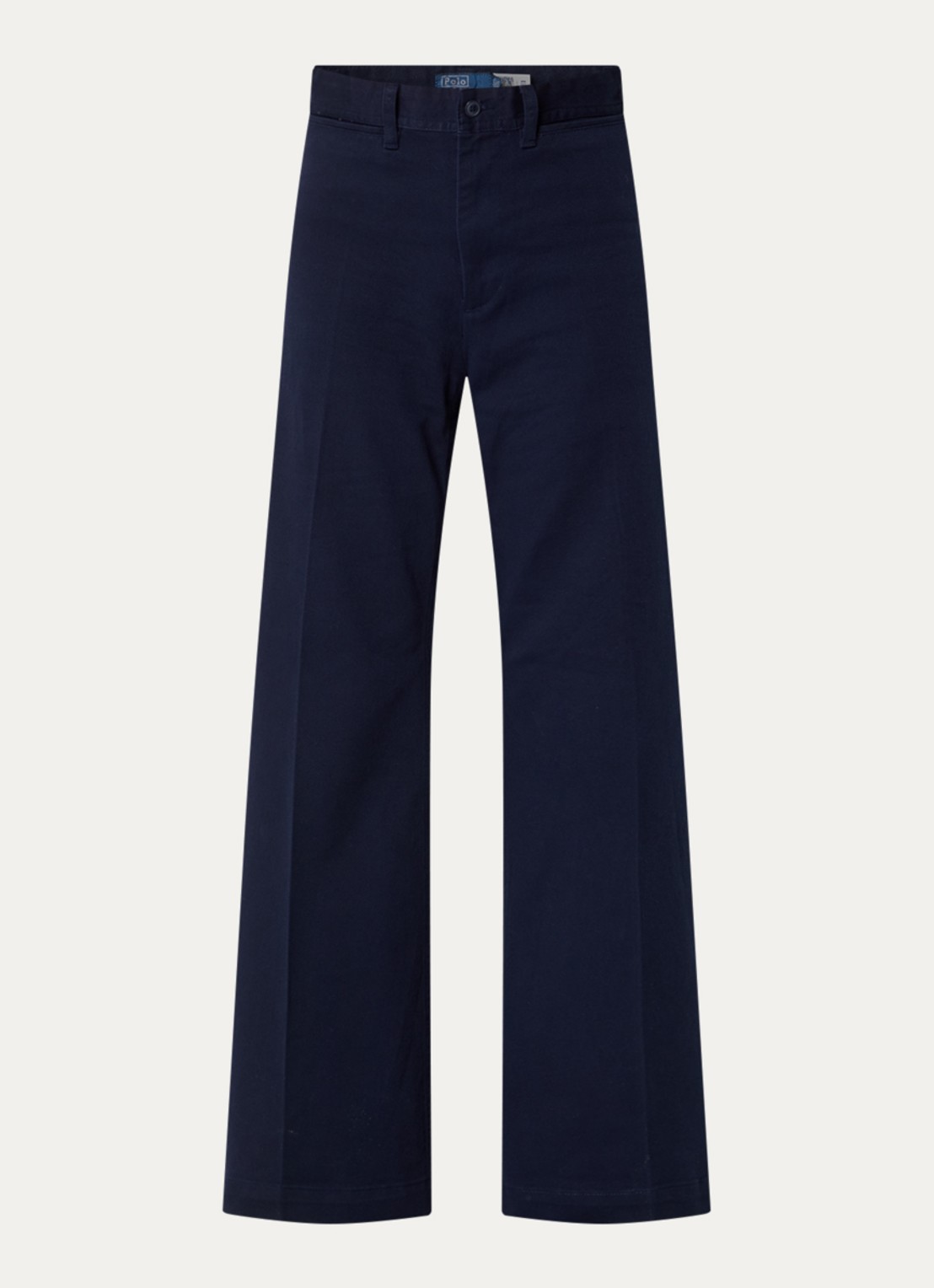 Ralph Lauren High waist flared jeans met gekleurde wassing - voorkant 3 donkerblauw