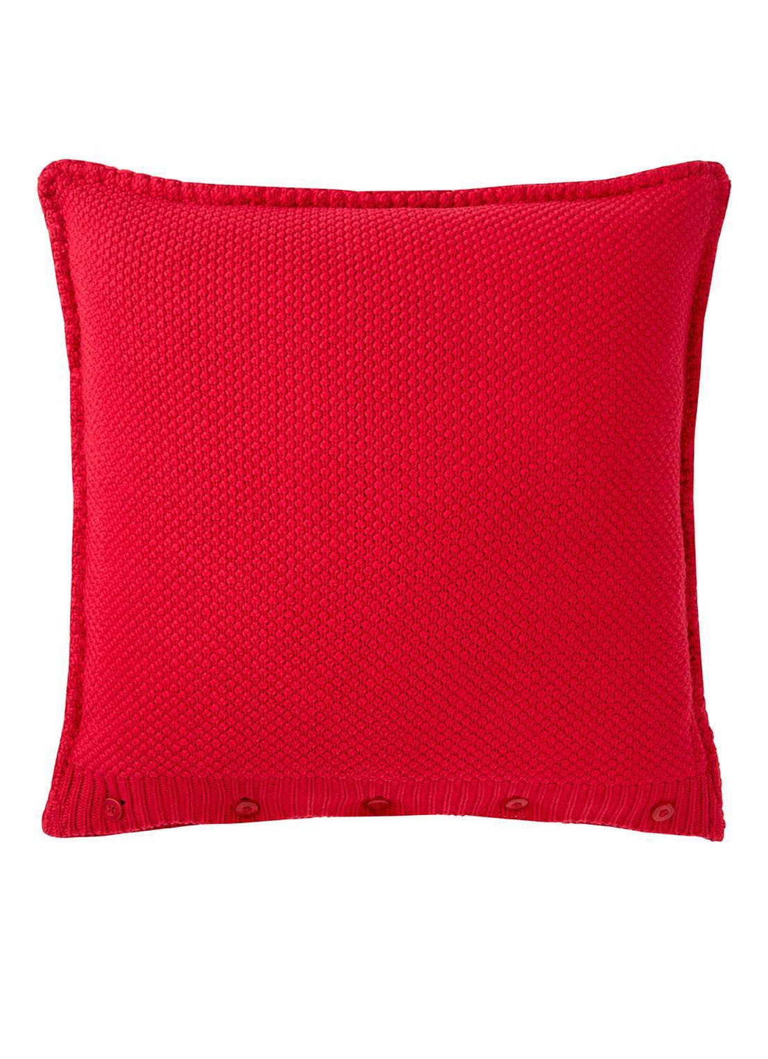Ralph Lauren Highland sierkussenhoes 50 x 50 cm - detail 4 rood