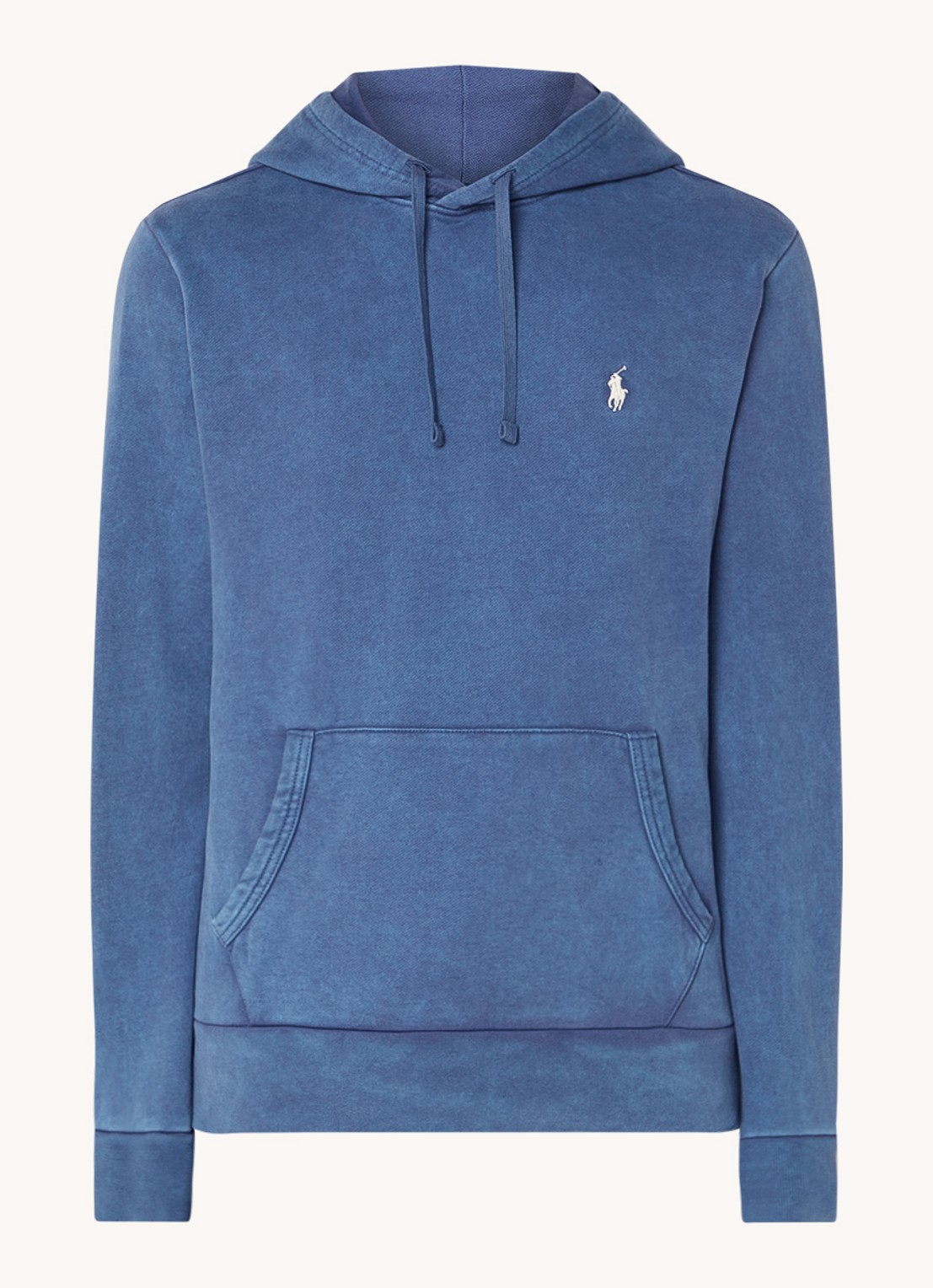 Ralph Lauren Hoodie met kangoeroezak - voorkant 2 light navy