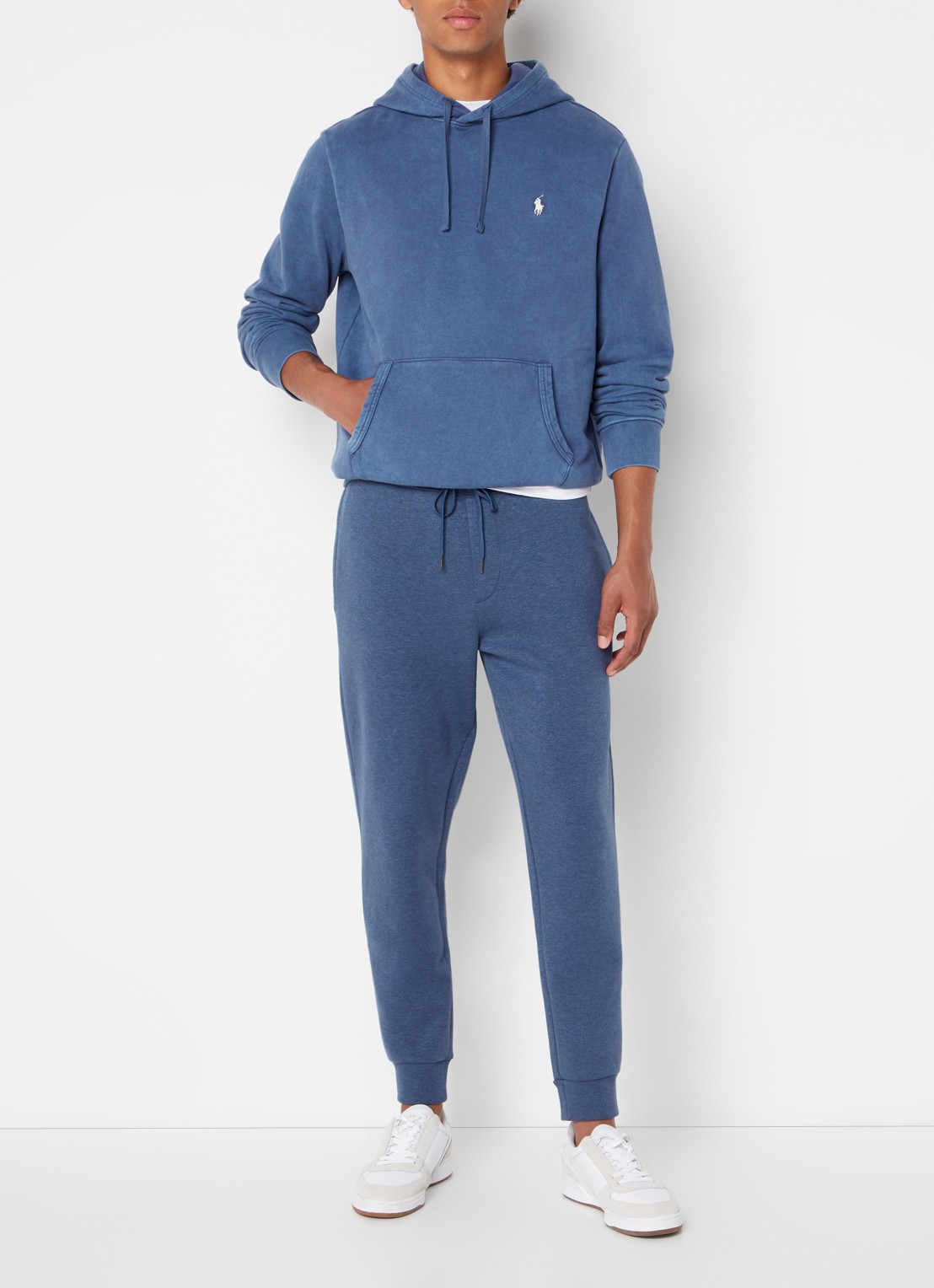 Ralph Lauren Hoodie met kangoeroezak - voorkant 3 light navy
