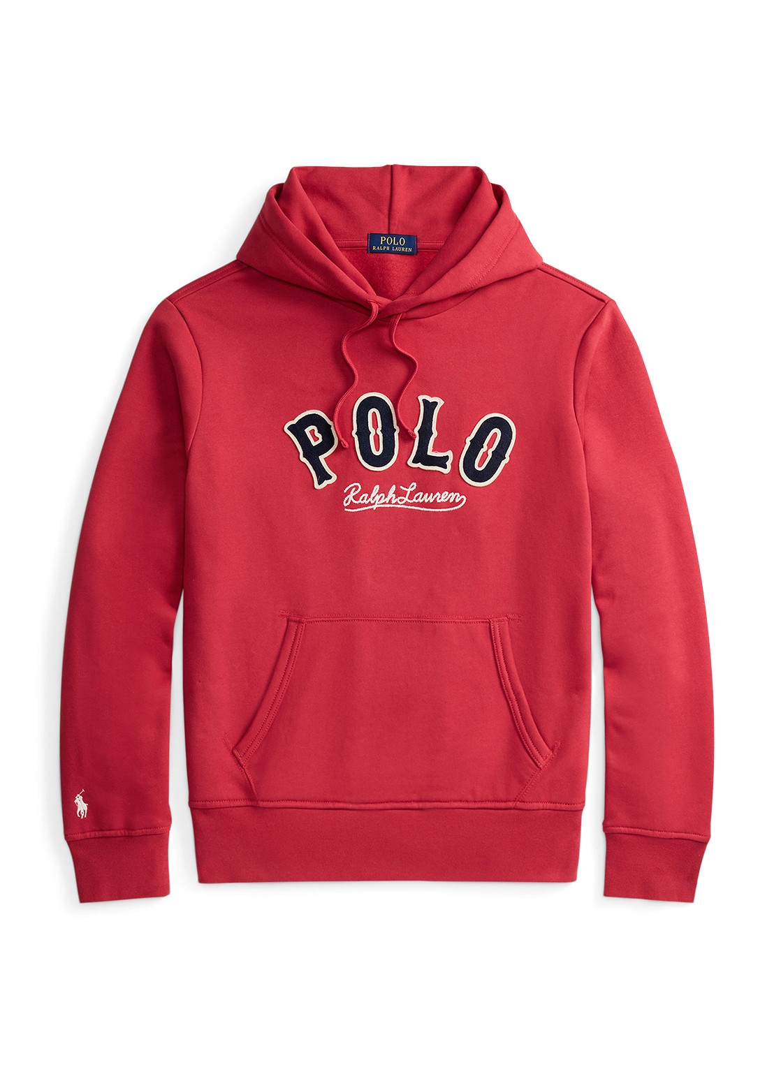Ralph Lauren Hoodie met logo - voorkant 3 sunrise red / rood