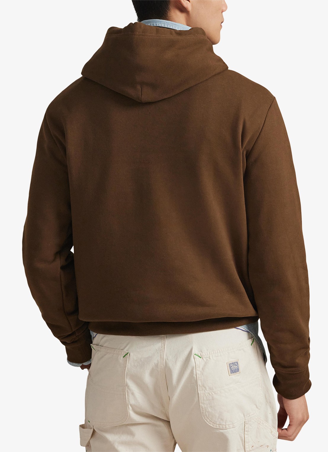 Ralph Lauren Hoodie met logo - achterkant 3 york brown / bruin