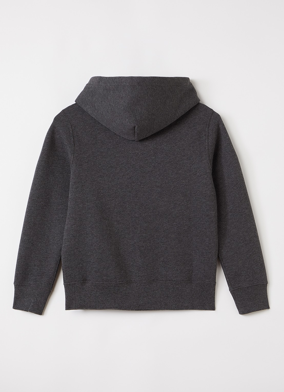 Ralph Lauren Hoodie met logoborduring - voorkant 3 donkergrijs