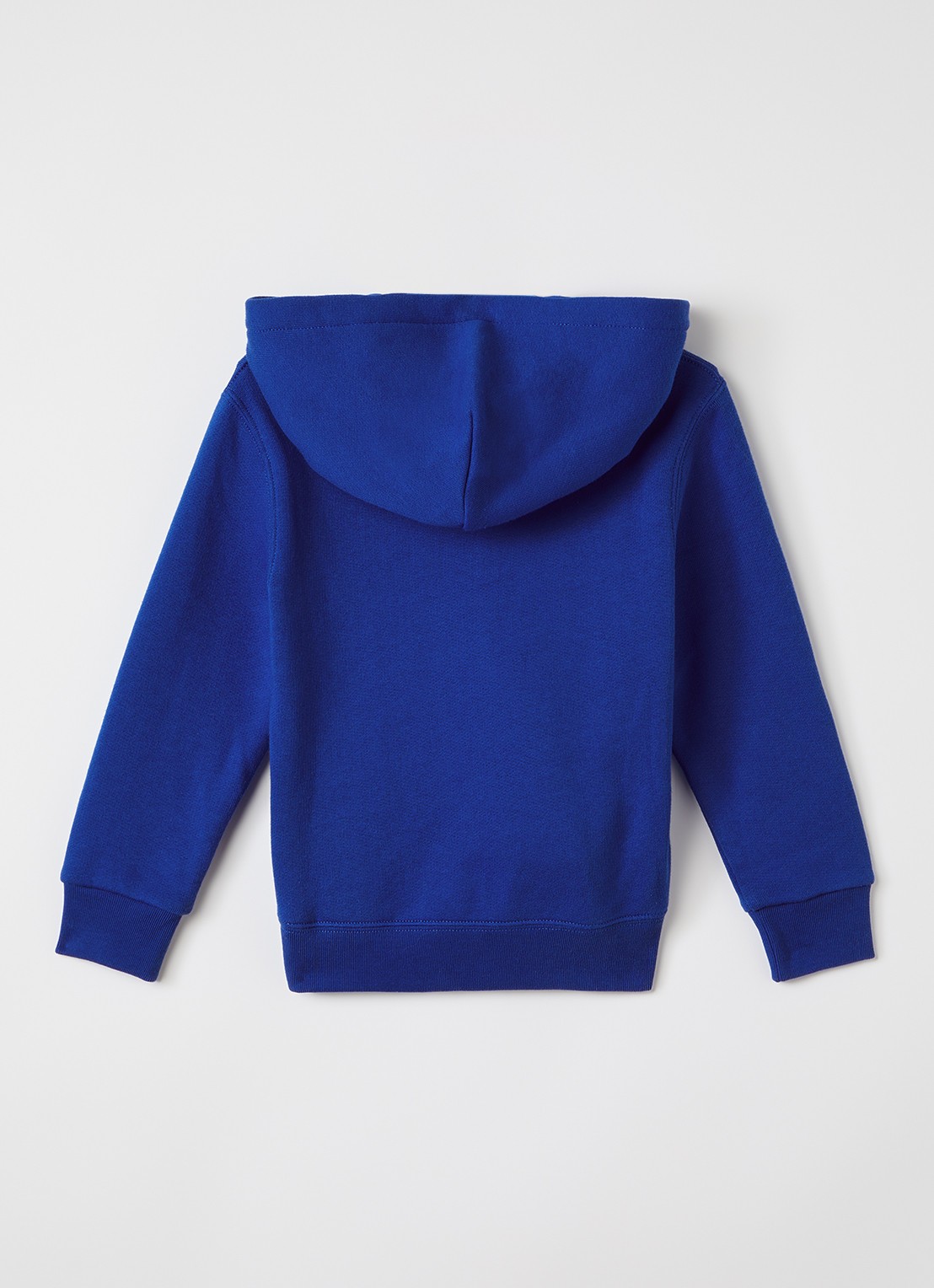 Ralph Lauren Hoodie met logoborduring - voorkant 2 kobaltblauw