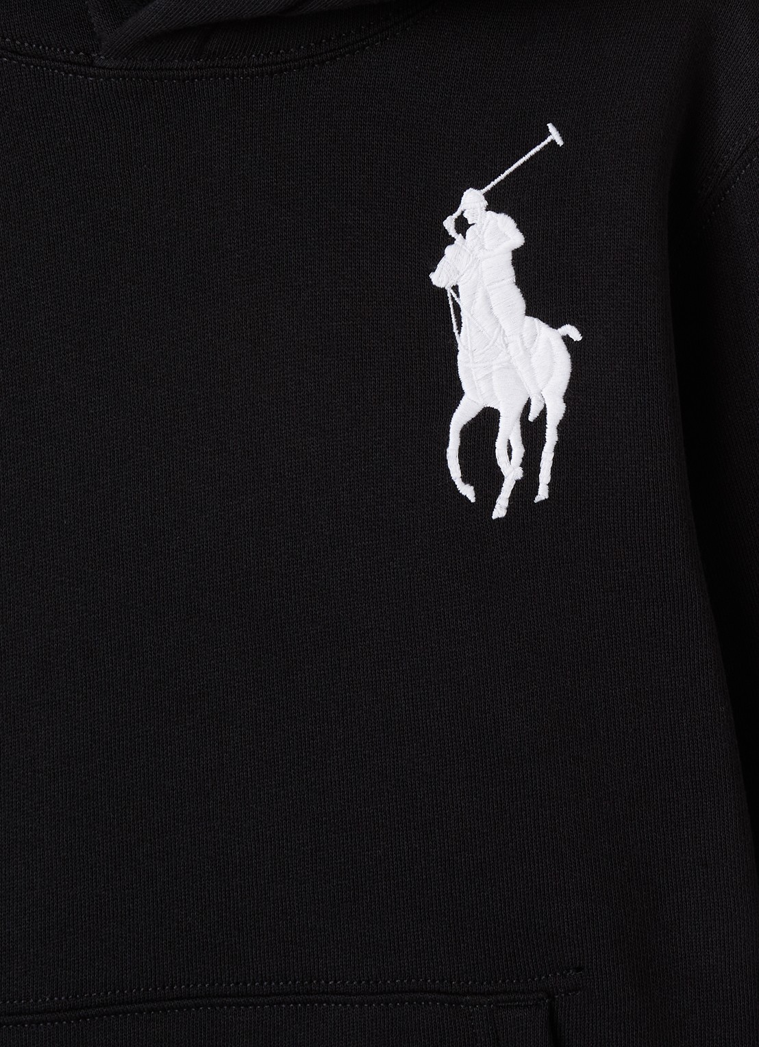 Ralph Lauren Hoodie met logoborduring - detail 3 zwart