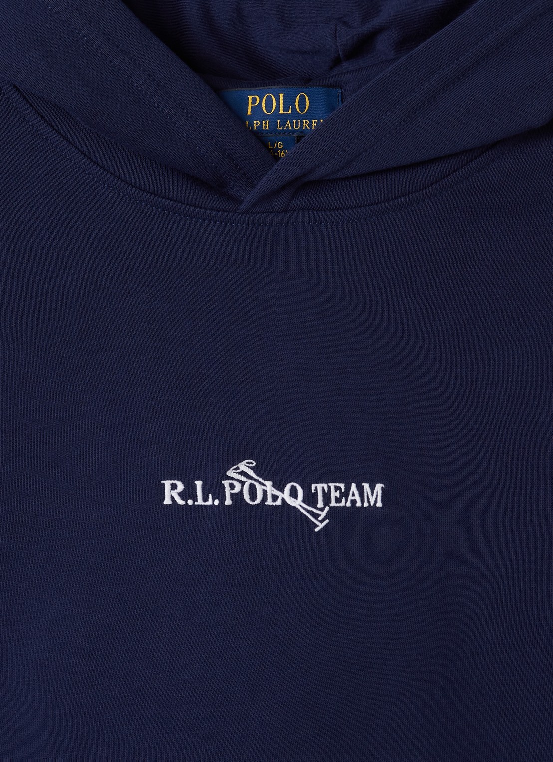 Ralph Lauren Hoodie met logoborduring - detail 3 donkerblauw