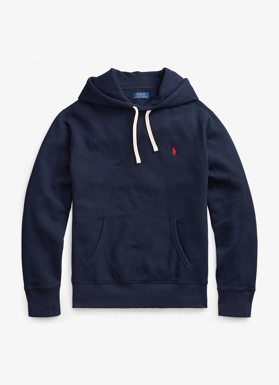 Ralph Lauren Hoodie met logoborduring - voorkant 4 cruise navy / blauw