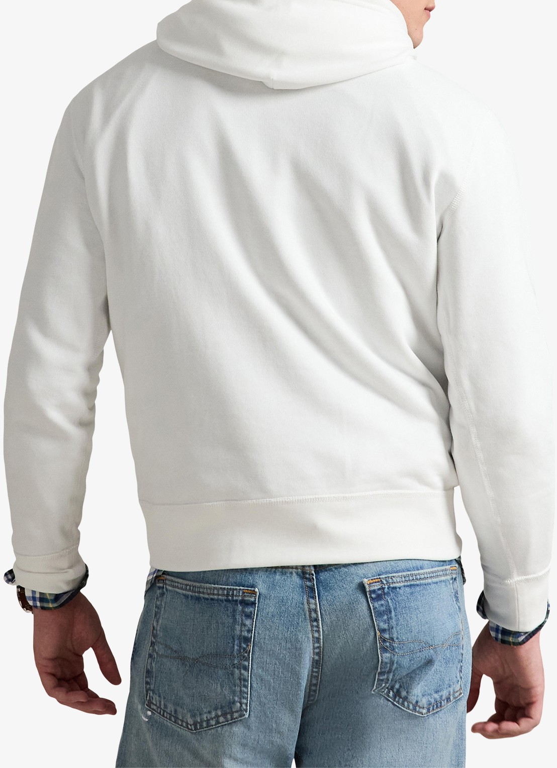 Ralph Lauren Hoodie met logoborduring - achterkant 5 white / wit