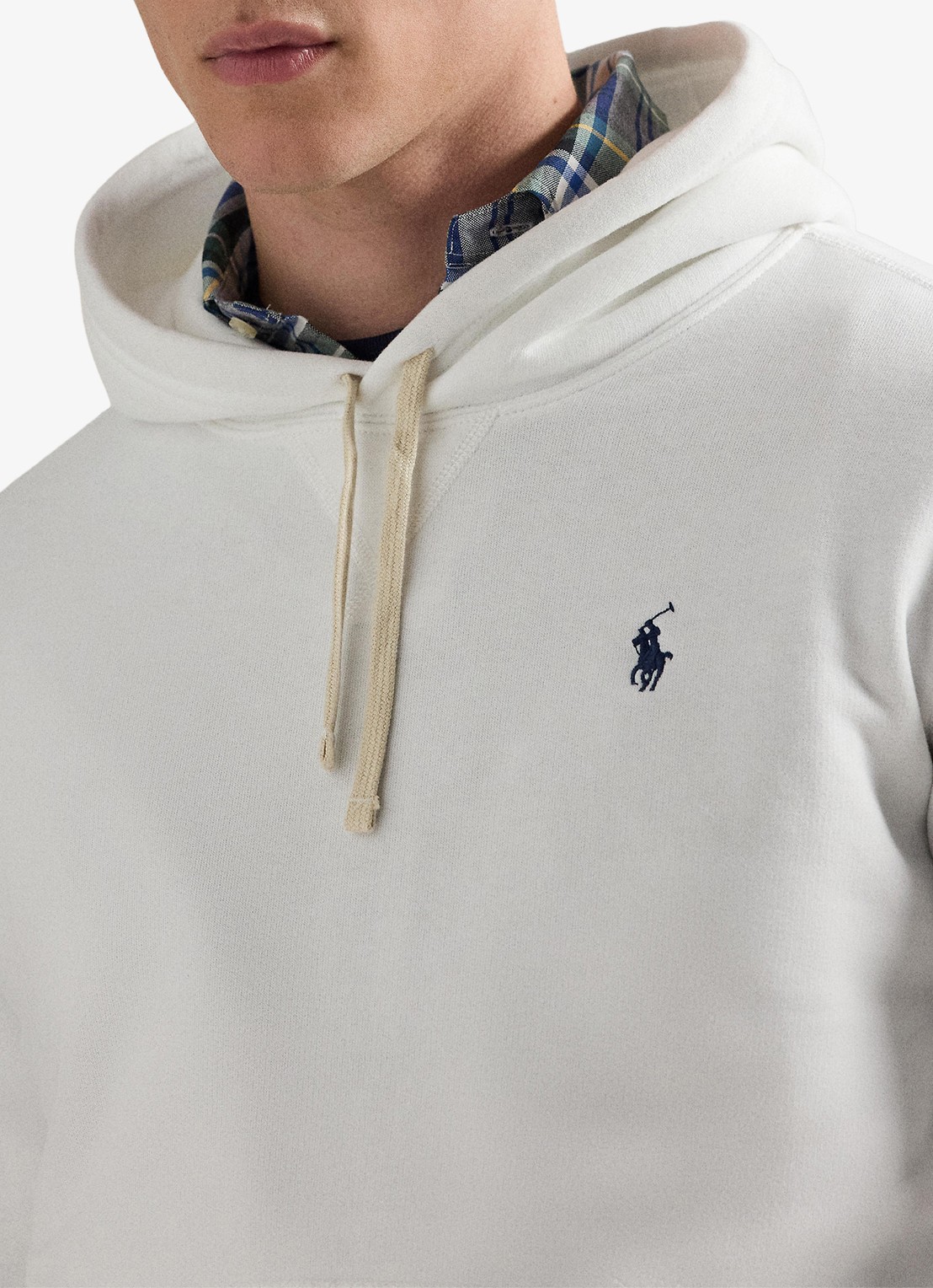Ralph Lauren Hoodie met logoborduring - detail 2 white / wit
