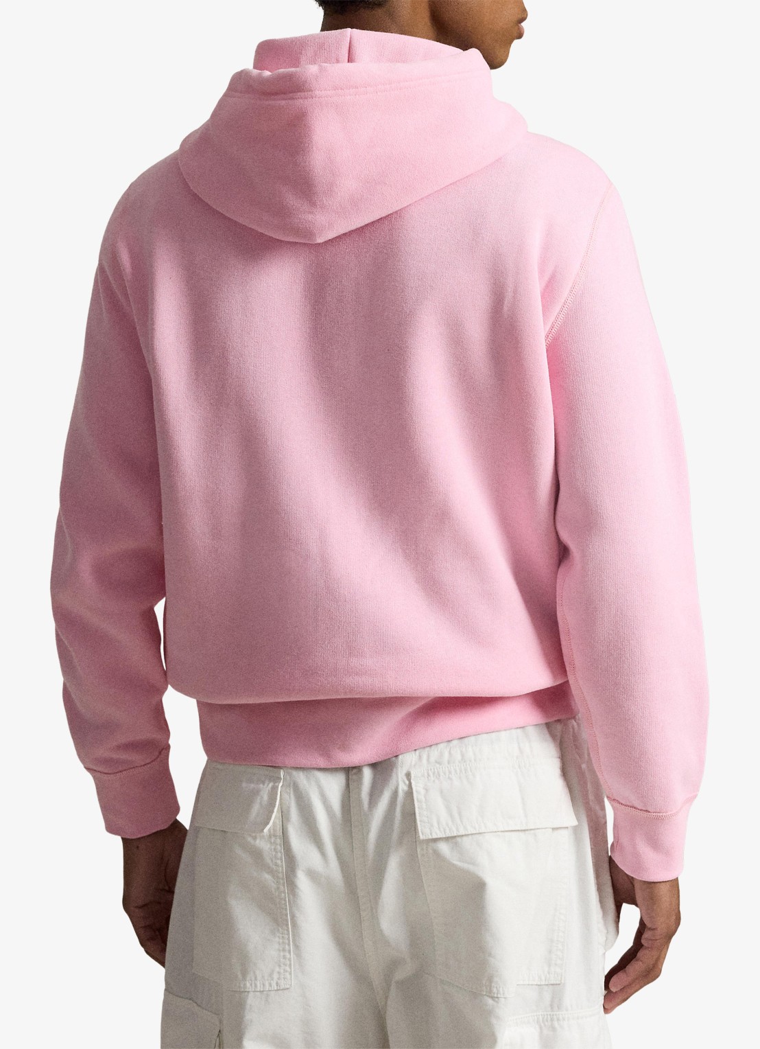 Ralph Lauren Hoodie met logoborduring - achterkant 3 carmel pink / roze