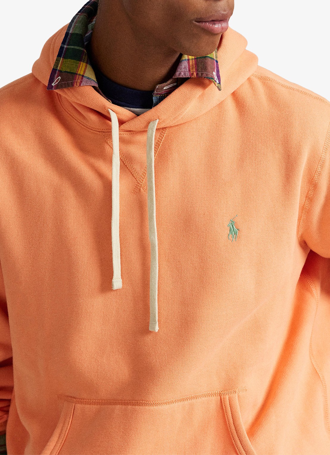 Ralph Lauren Hoodie met logoborduring - detail 5 pompano orange