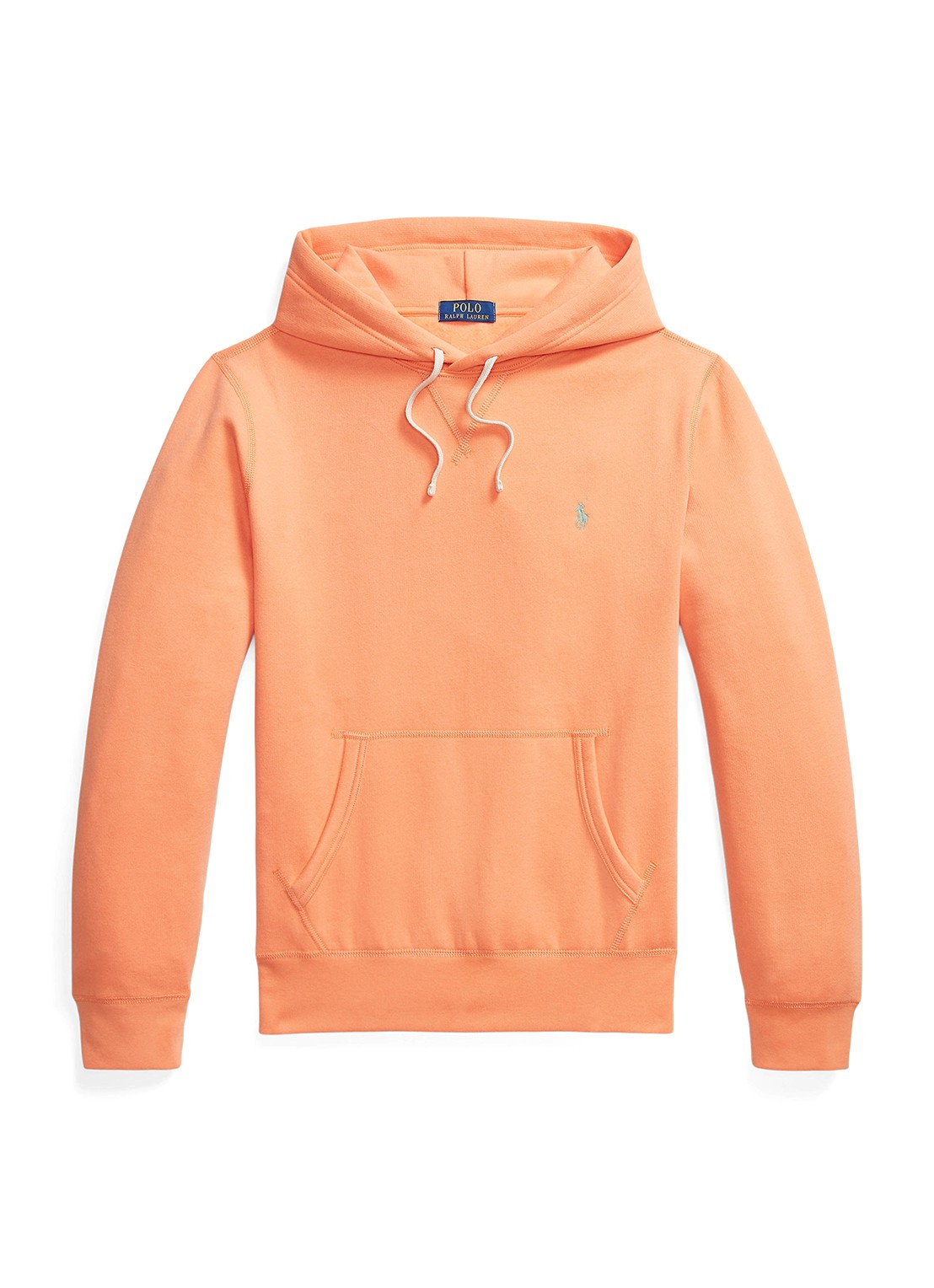 Ralph Lauren Hoodie met logoborduring - voorkant 2 pompano orange