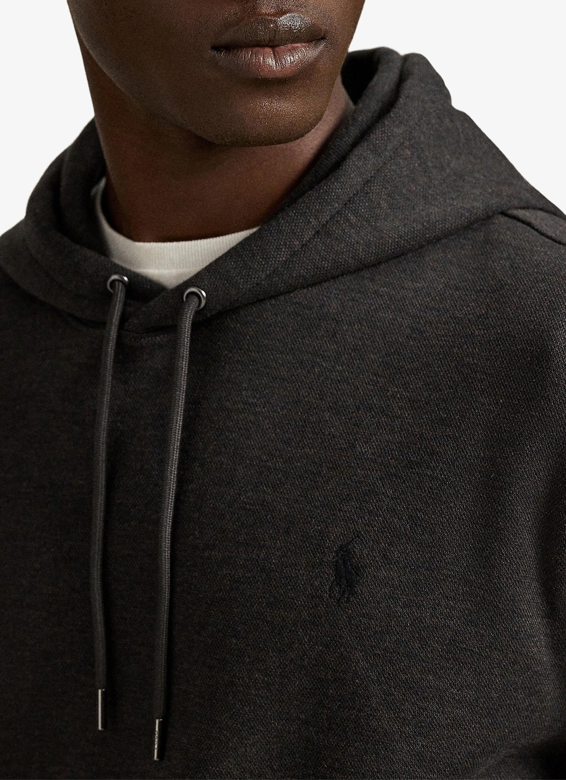 Ralph Lauren Hoodie met logoborduring - detail 4 dark charcoal / donkergrijs