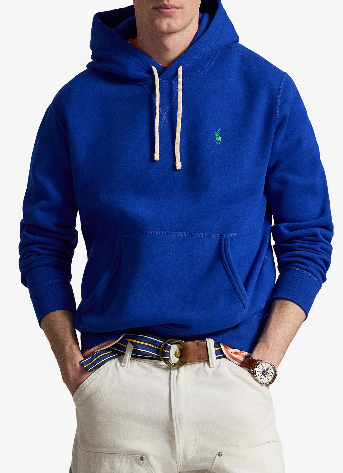 Ralph Lauren Hoodie met logoborduring - detail 3 pacific royal
