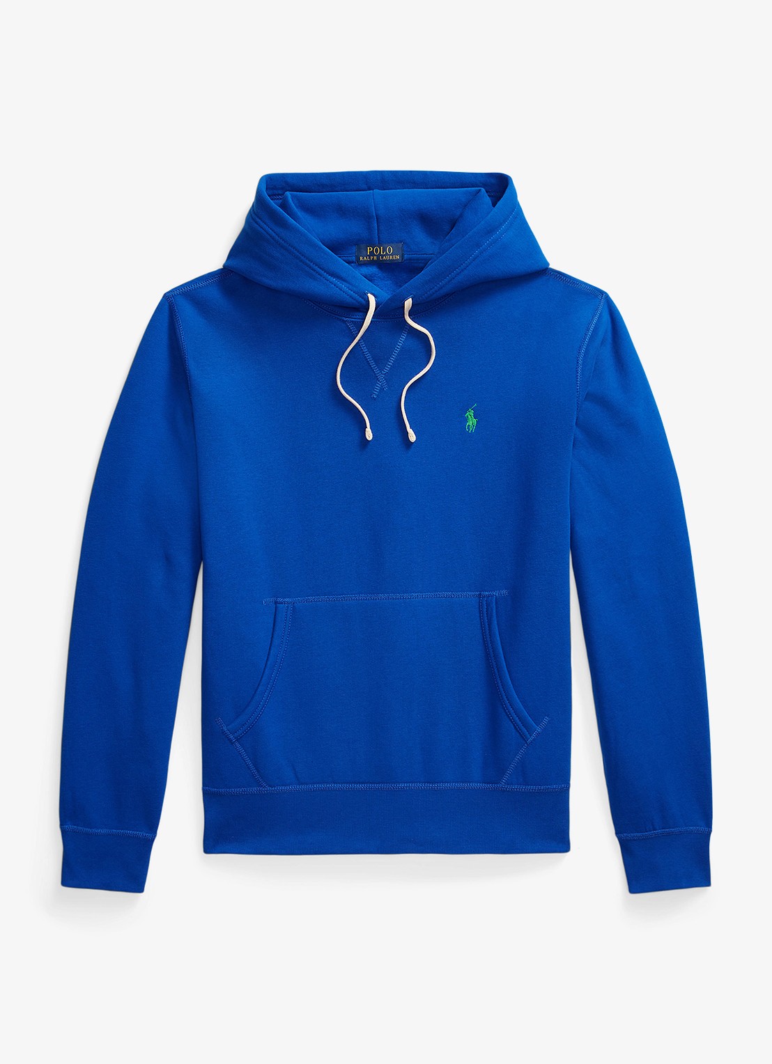 Ralph Lauren Hoodie met logoborduring - voorkant pacific royal
