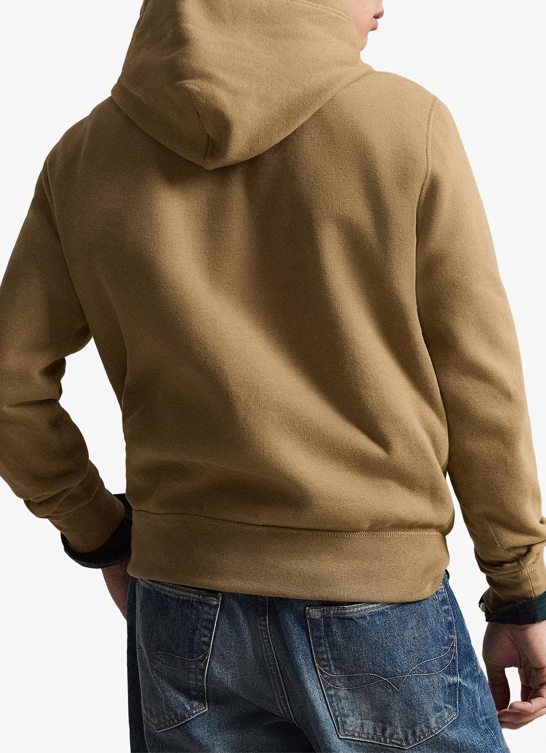 Ralph Lauren Hoodie met logoborduring - achterkant 5 new tan