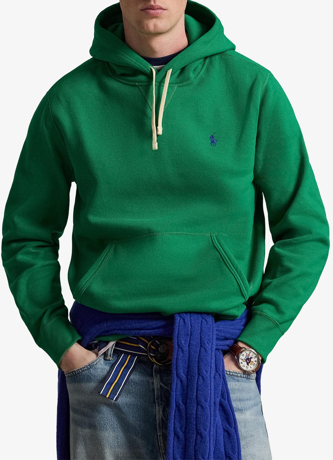 Ralph Lauren Hoodie met logoborduring - detail 2 billiard