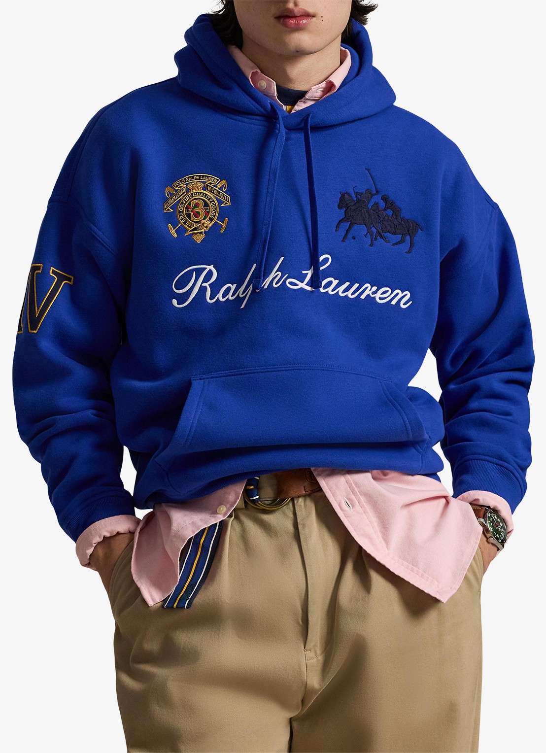 Ralph Lauren Hoodie met logoborduring - detail 3 new sapphire-2zi3