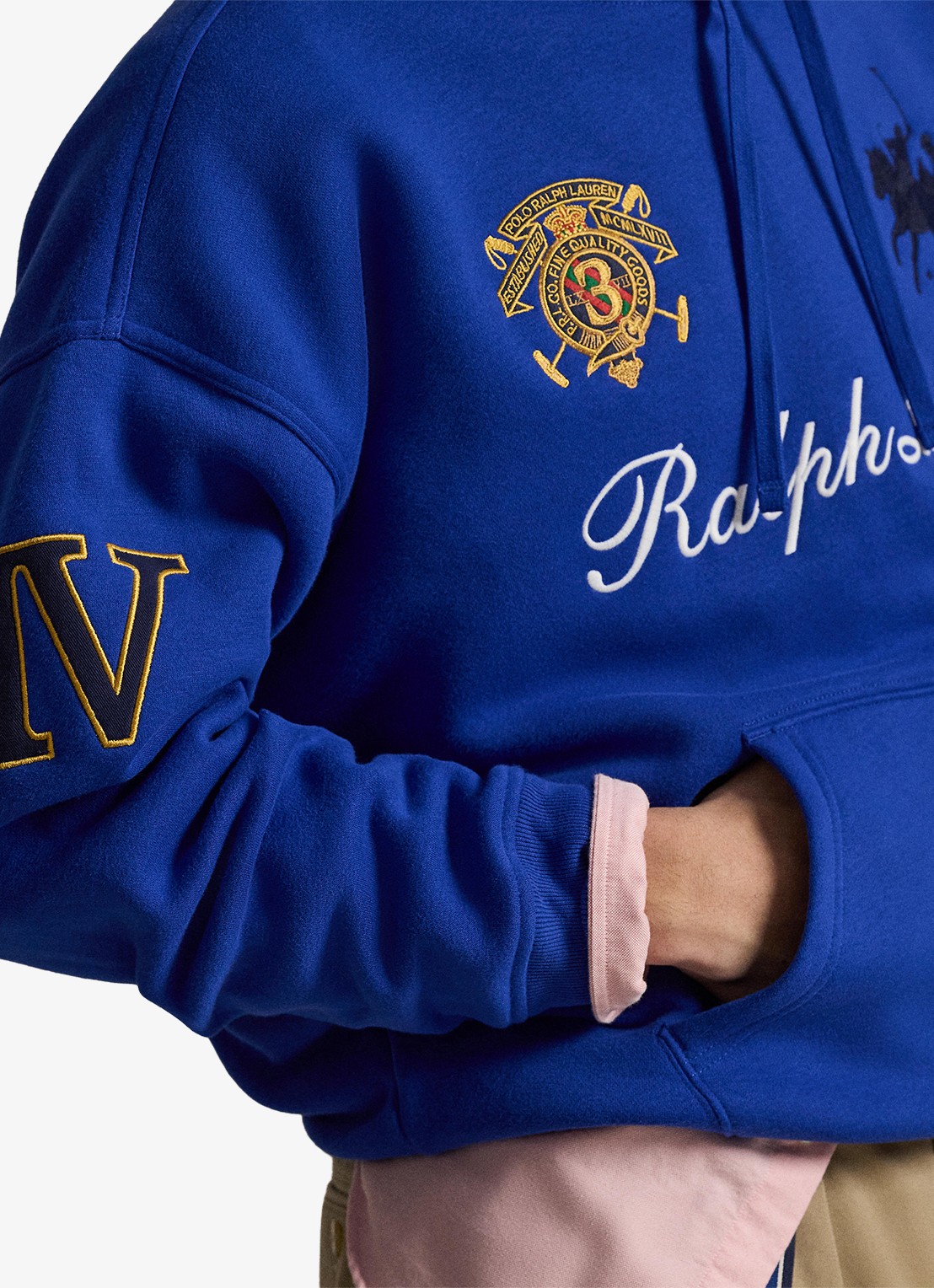 Ralph Lauren Hoodie met logoborduring - detail 4 new sapphire-2zi3